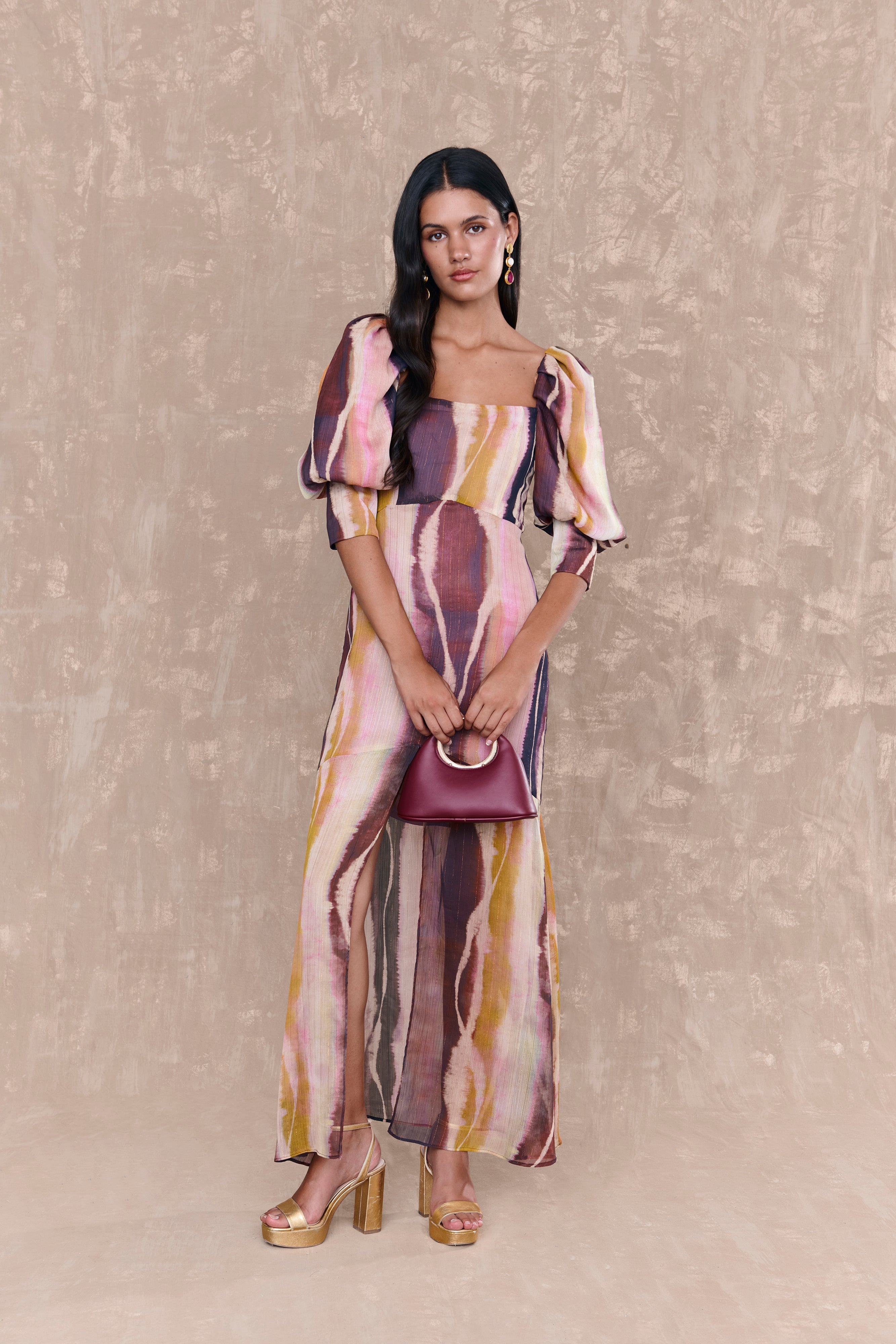 Vestido Loan Estampado Multicolor