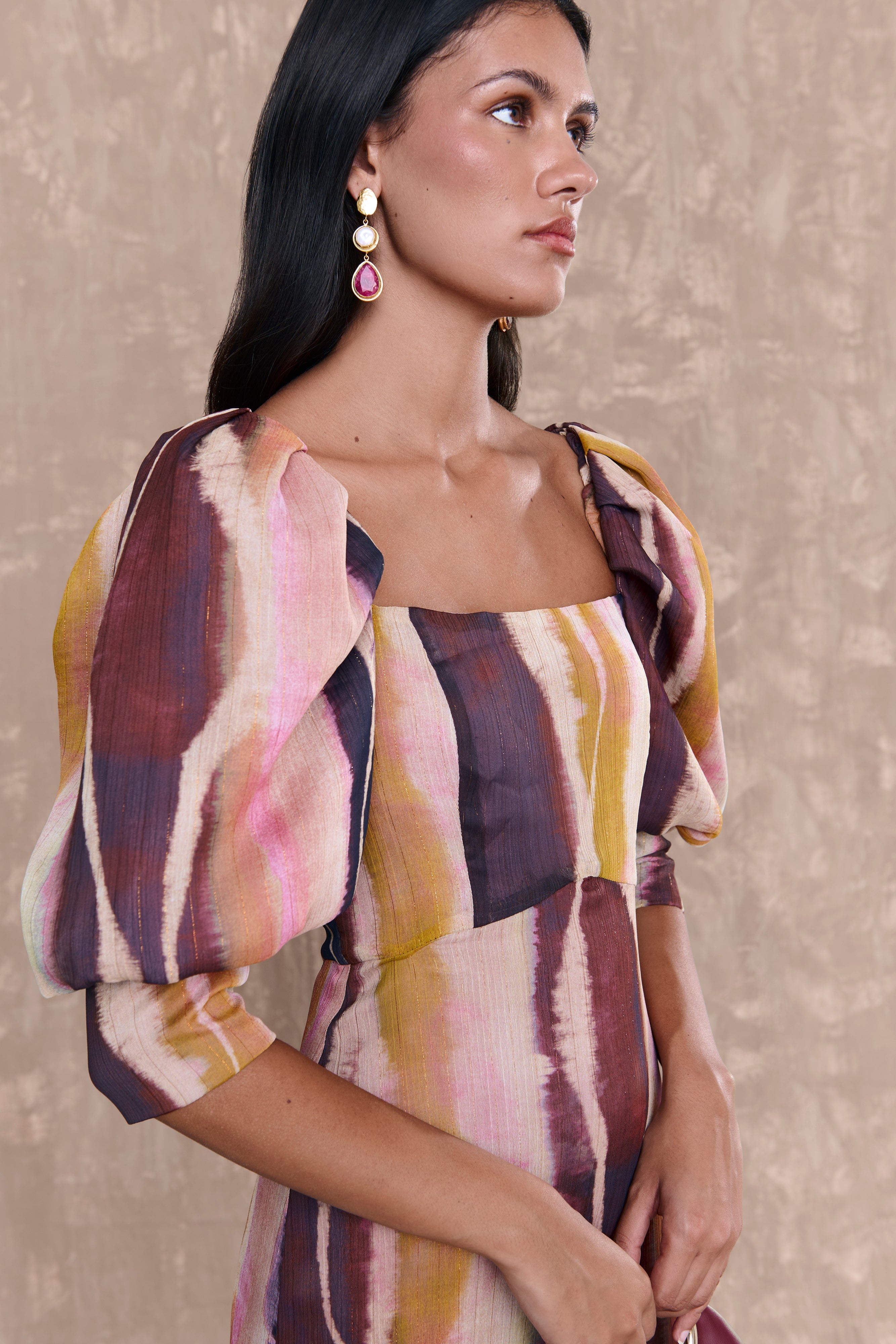 Vestido Loan Estampado Multicolor