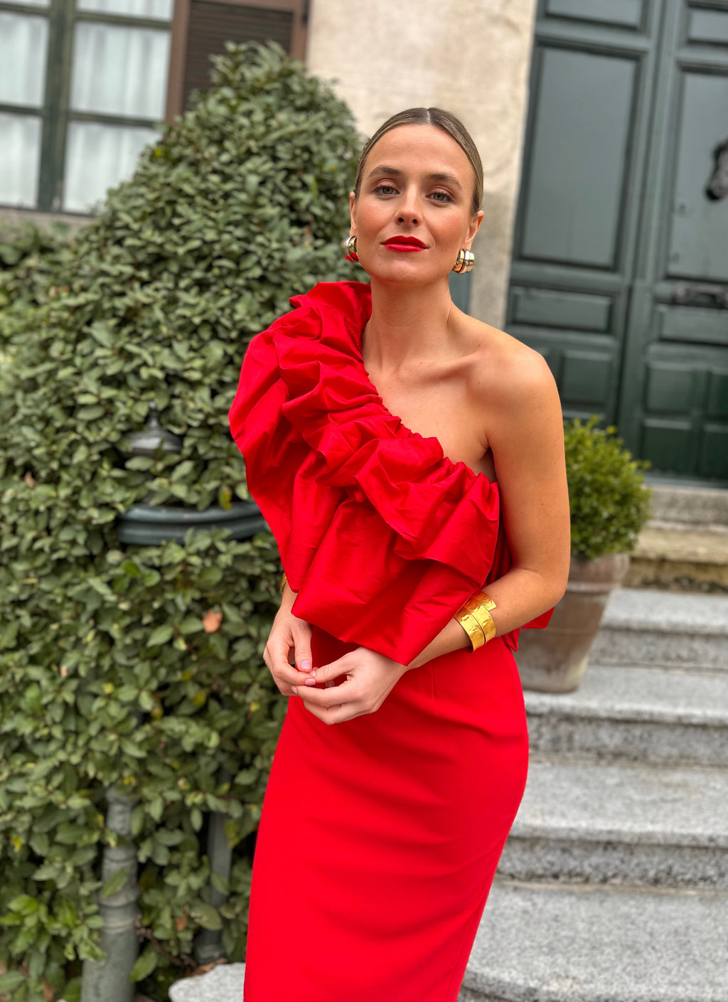 Vestido Lady Anaconda rojo