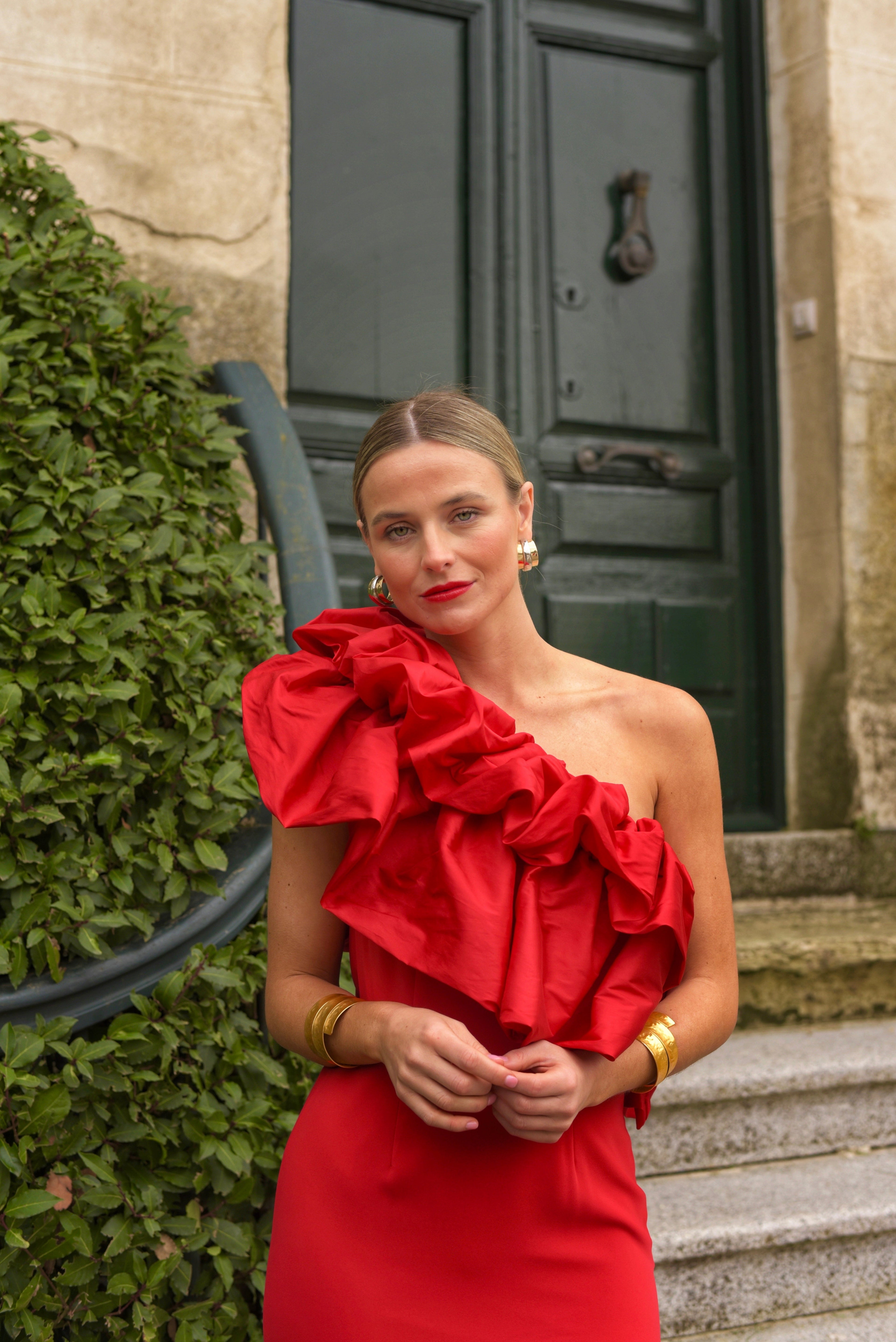 Vestido Lady Anaconda rojo