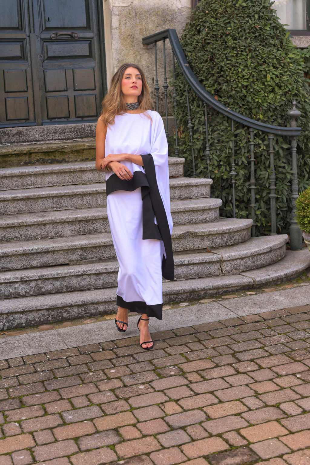 Conjunto Lady Puma blanco/negro