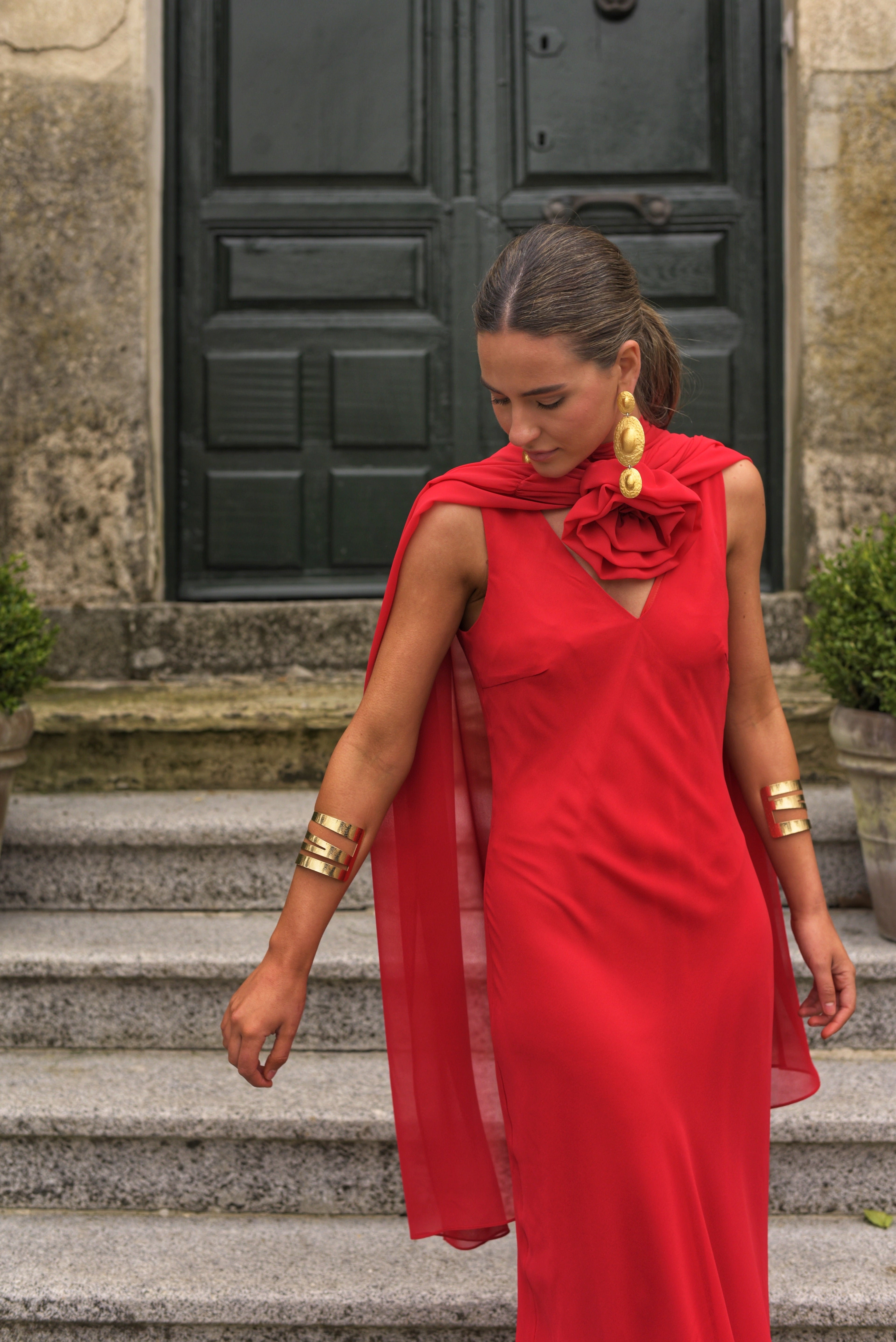 Vestido Lady Gacela rojo