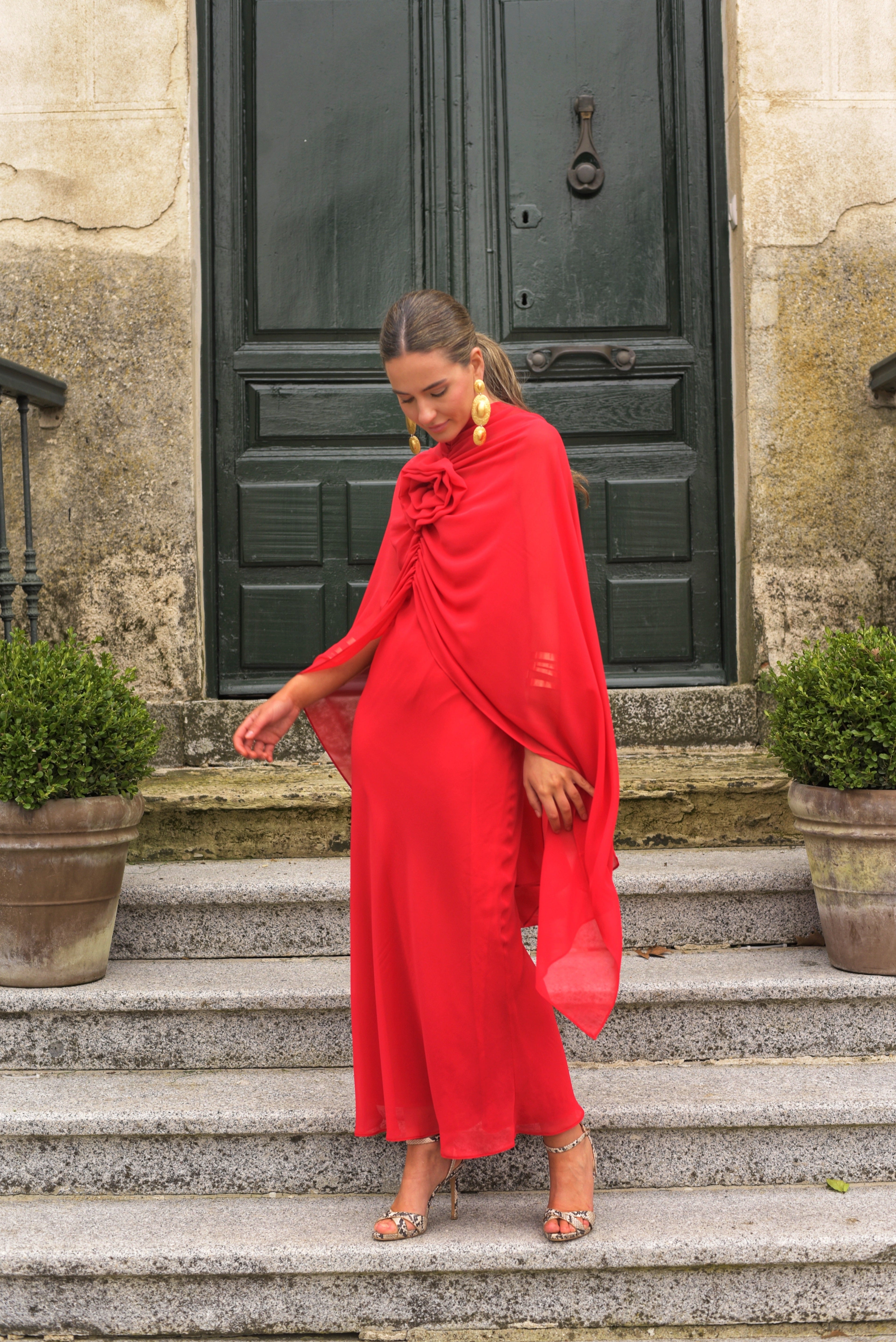 Vestido Lady Gacela rojo