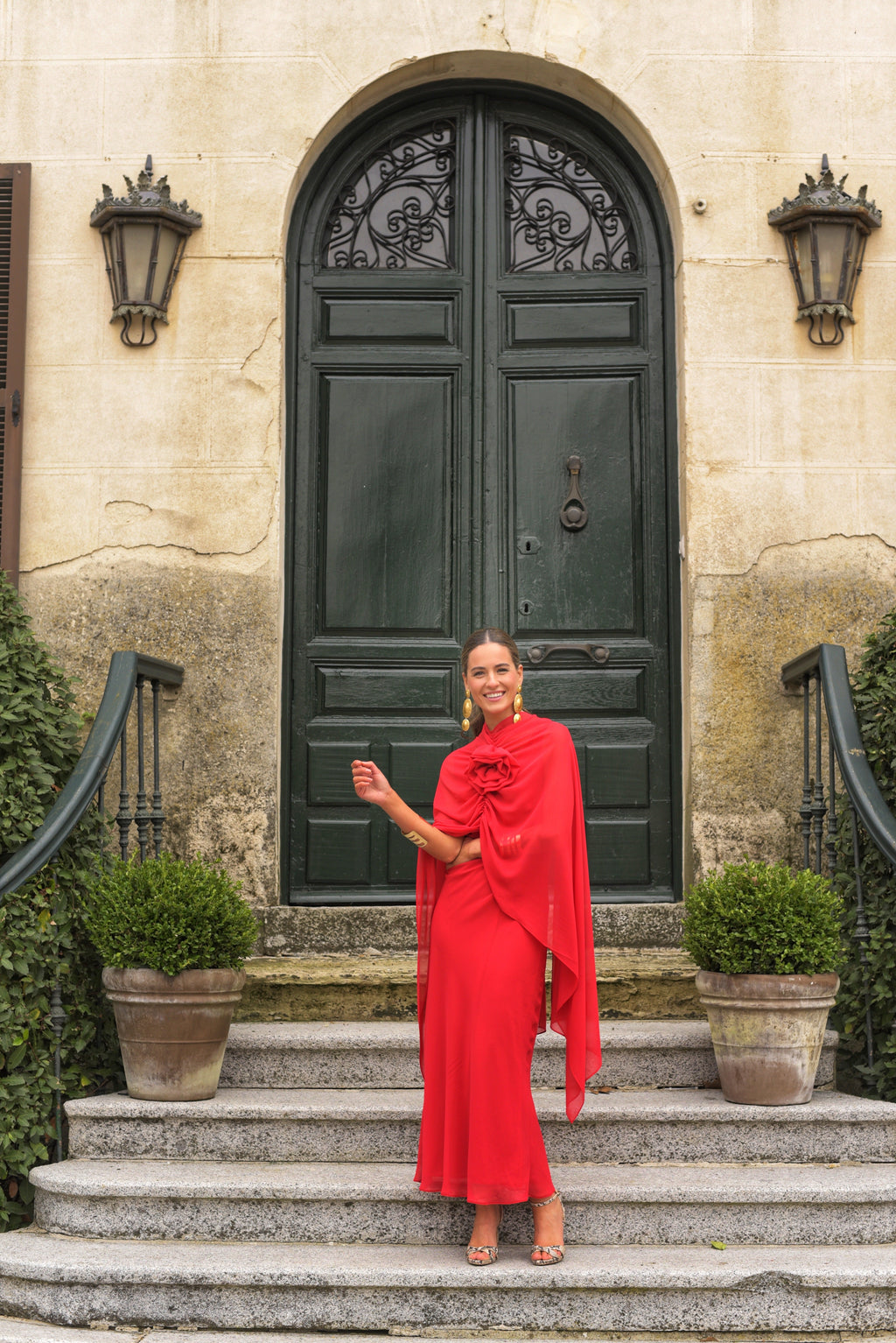 Vestido Lady Gacela rojo
