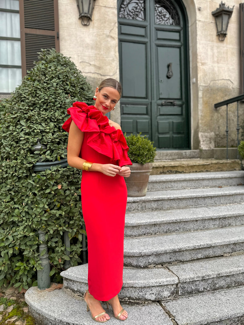 Vestido Lady Anaconda rojo