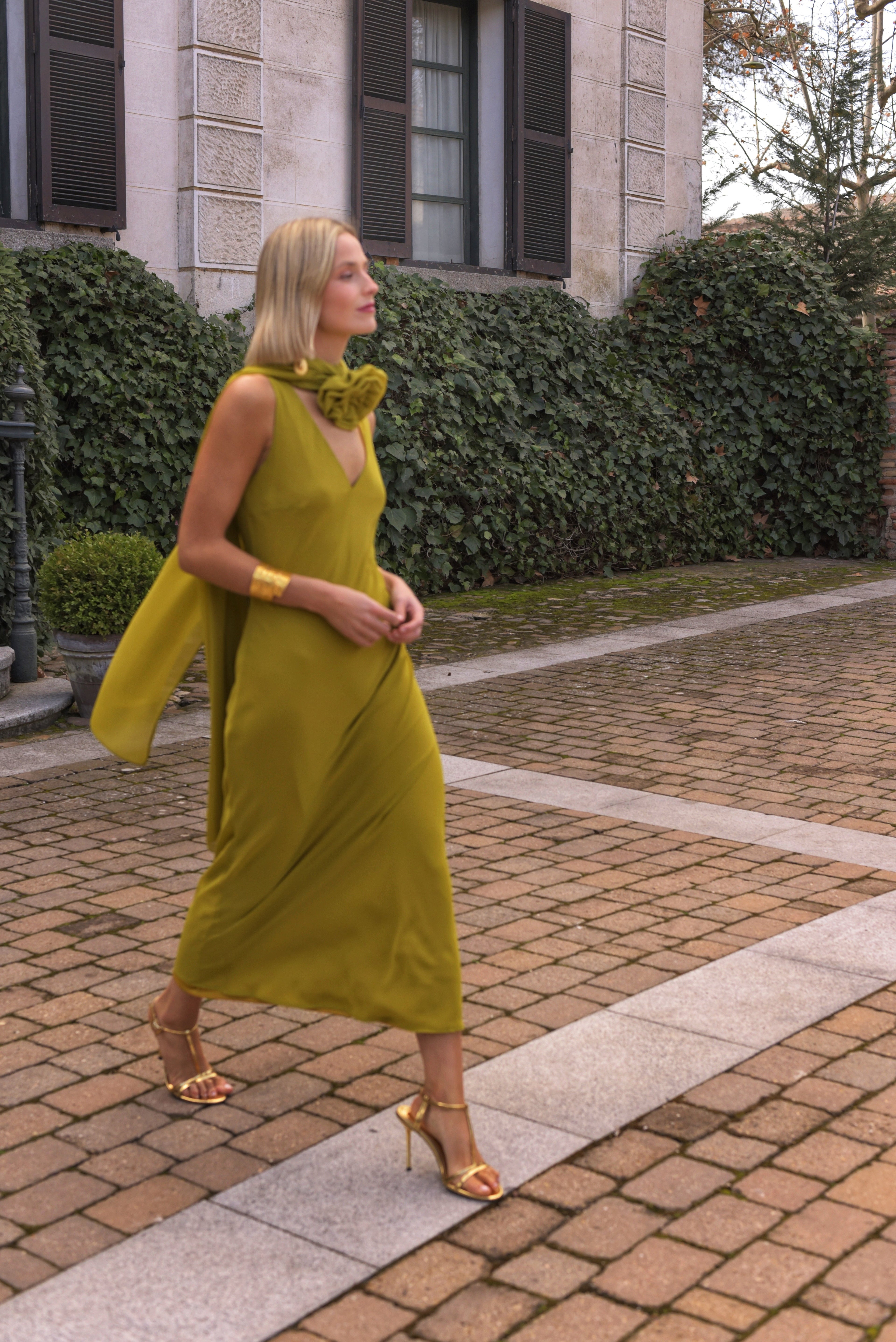 Vestido Lady Gacela oliva