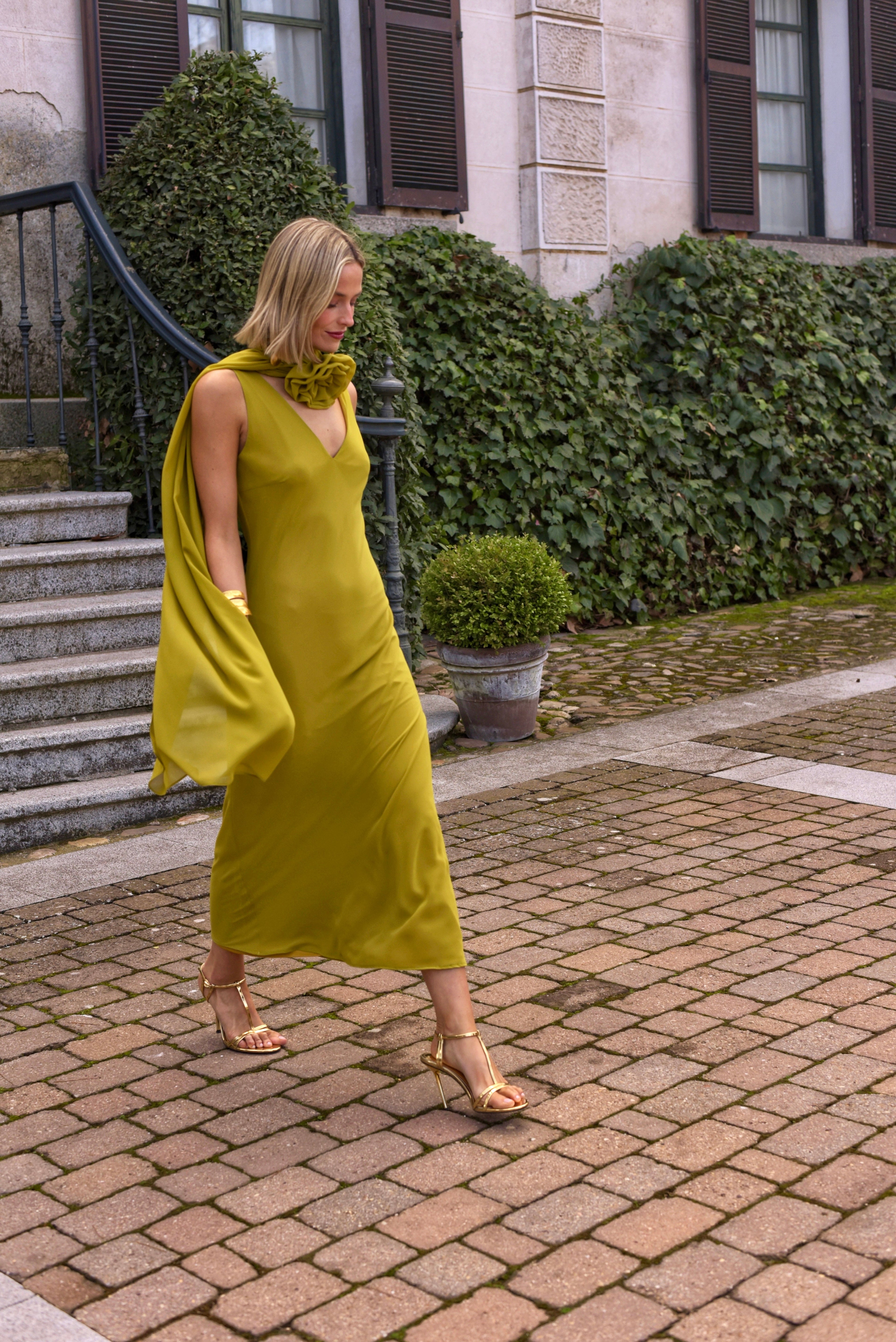 Vestido Lady Gacela oliva