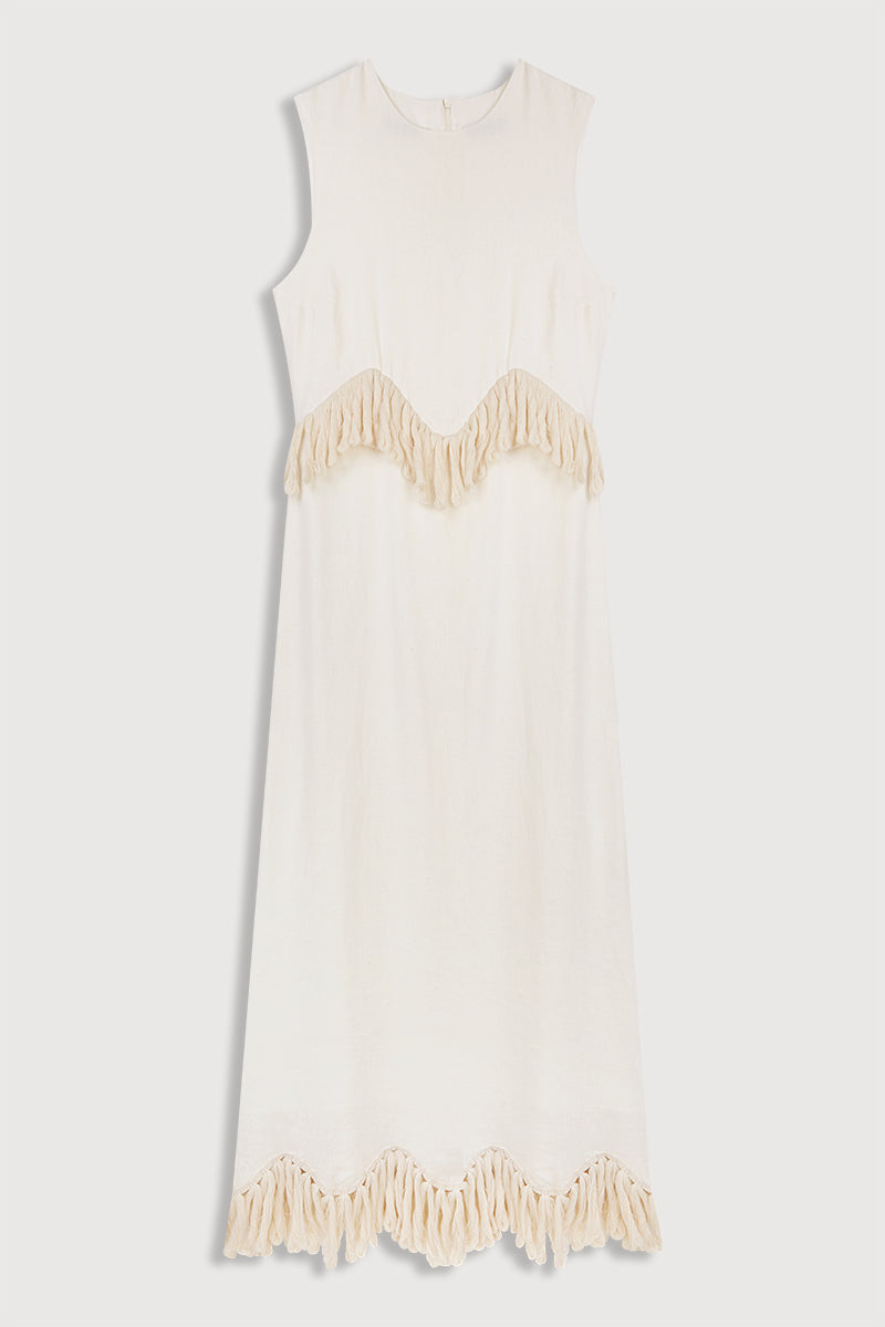 Vestido Rufina Crudo