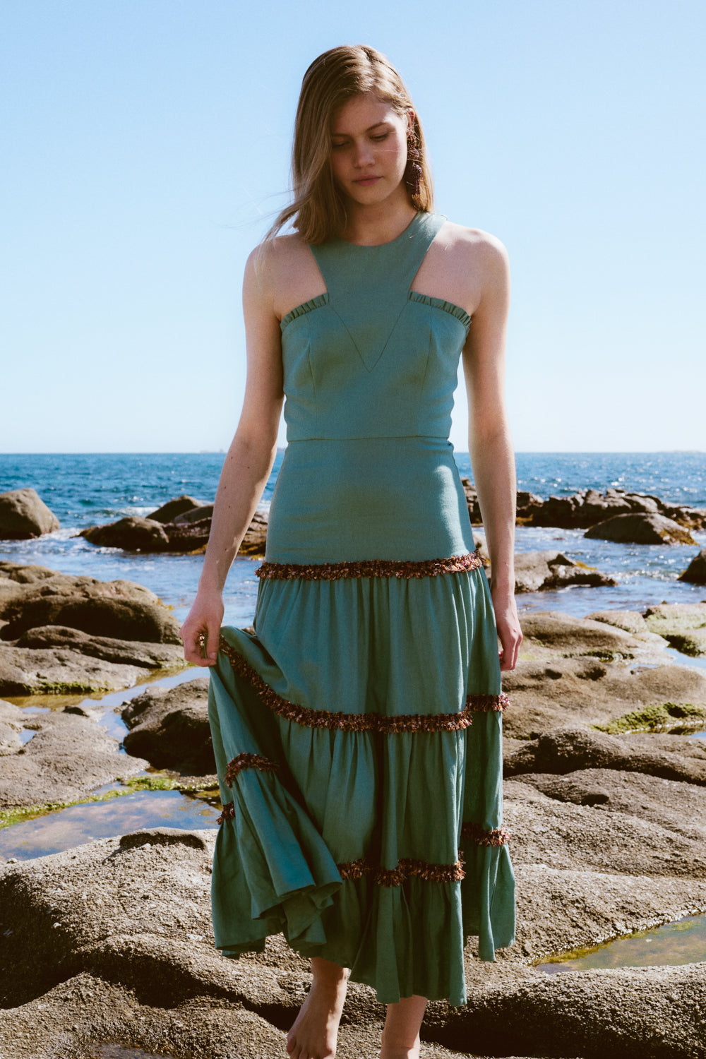 Vestido Valeria Turquesa