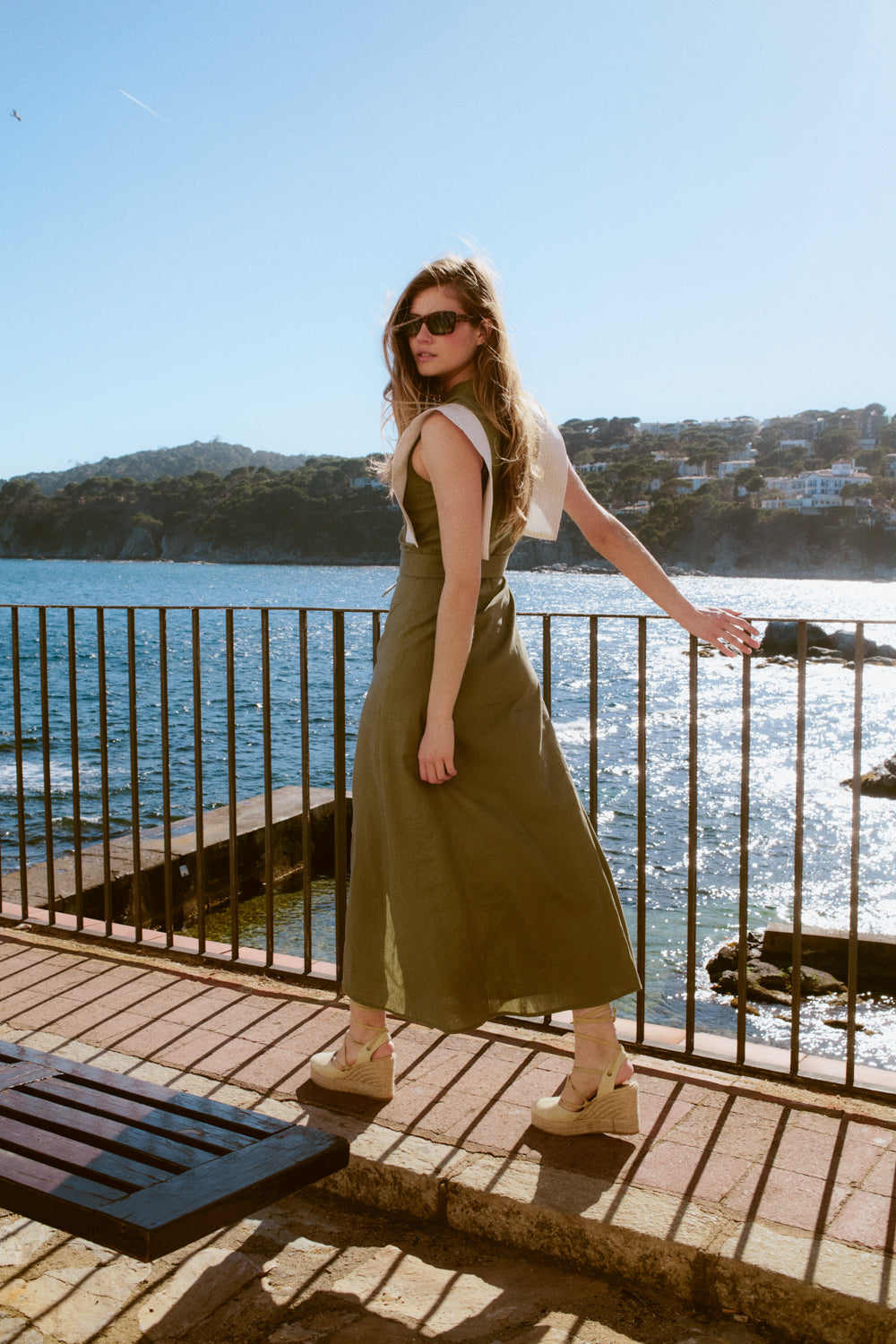 Vestido Troya verde