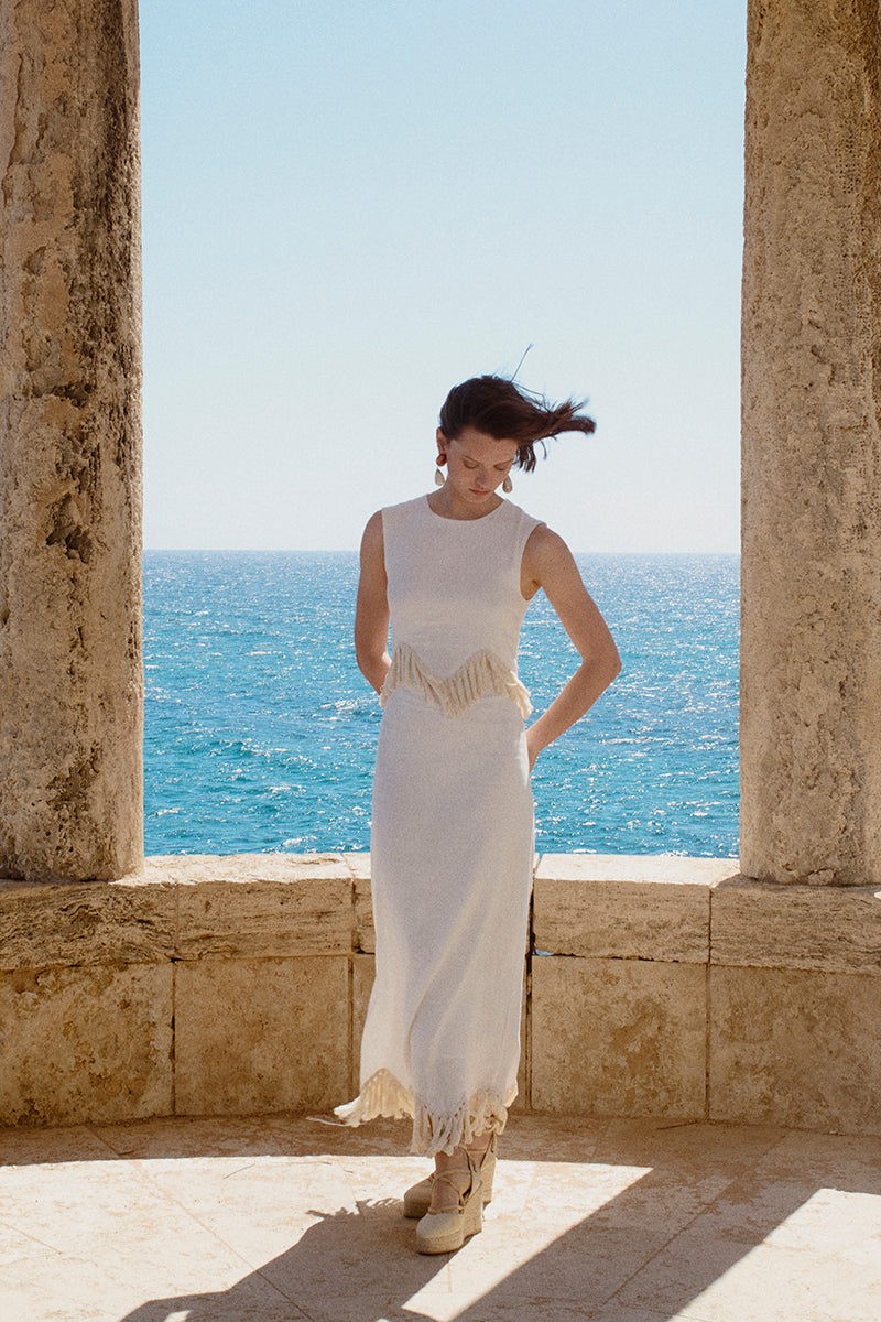 Vestido Rufina Crudo