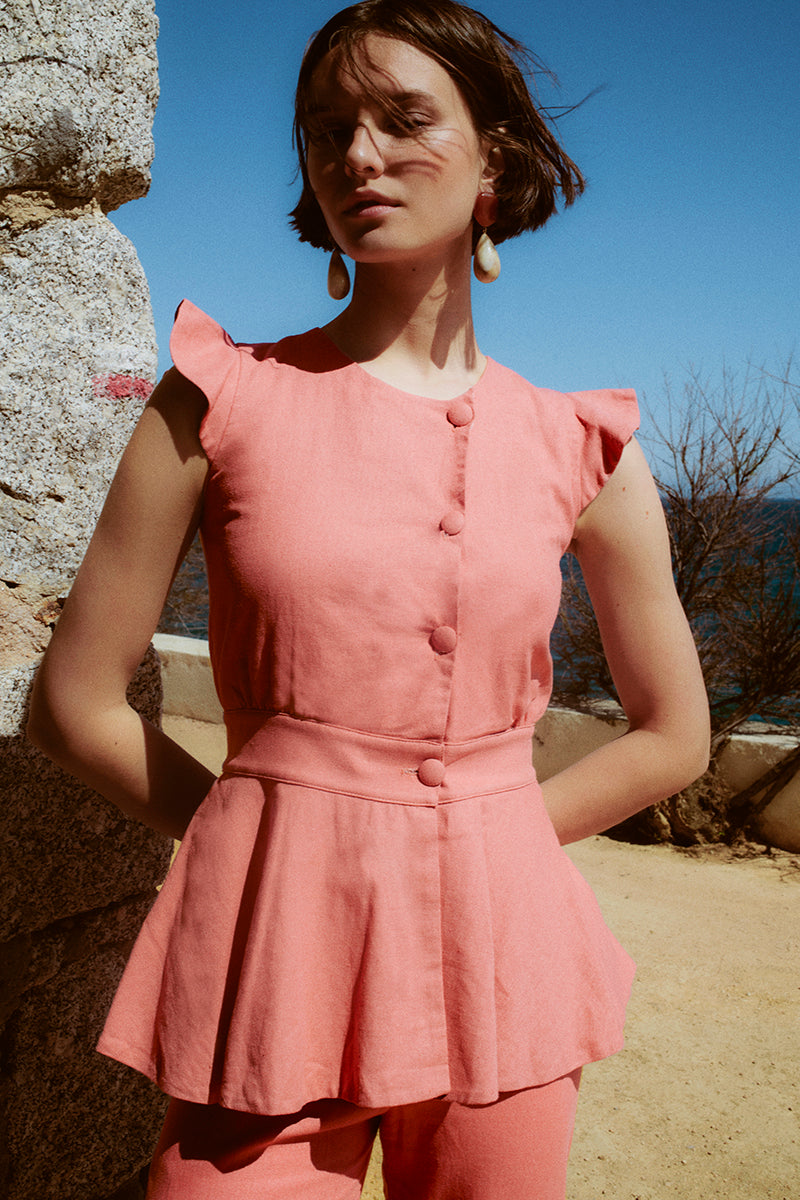 Chaqueta Coral Rosa
