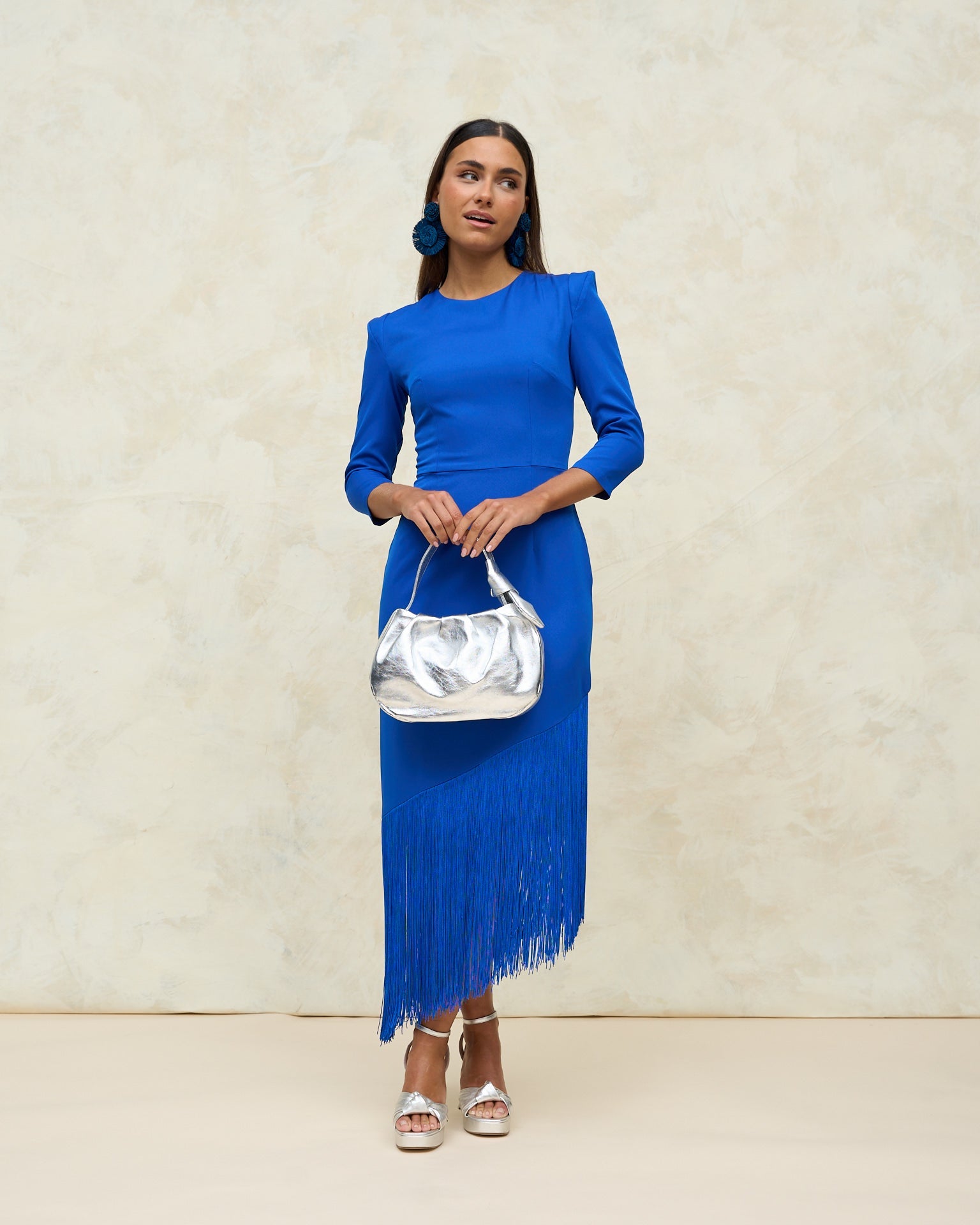 Vestido Antonia Azul Eléctrico