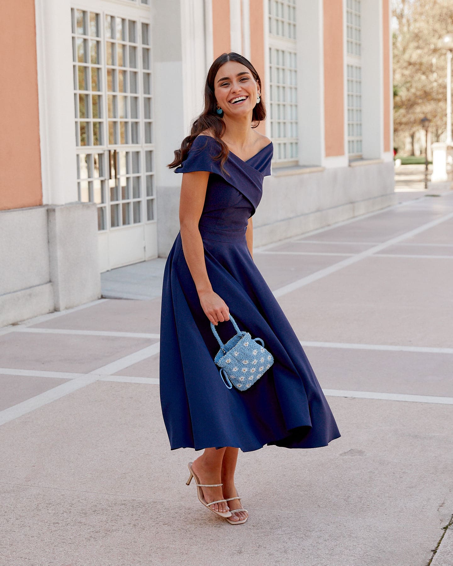 Vestido Musca Marino