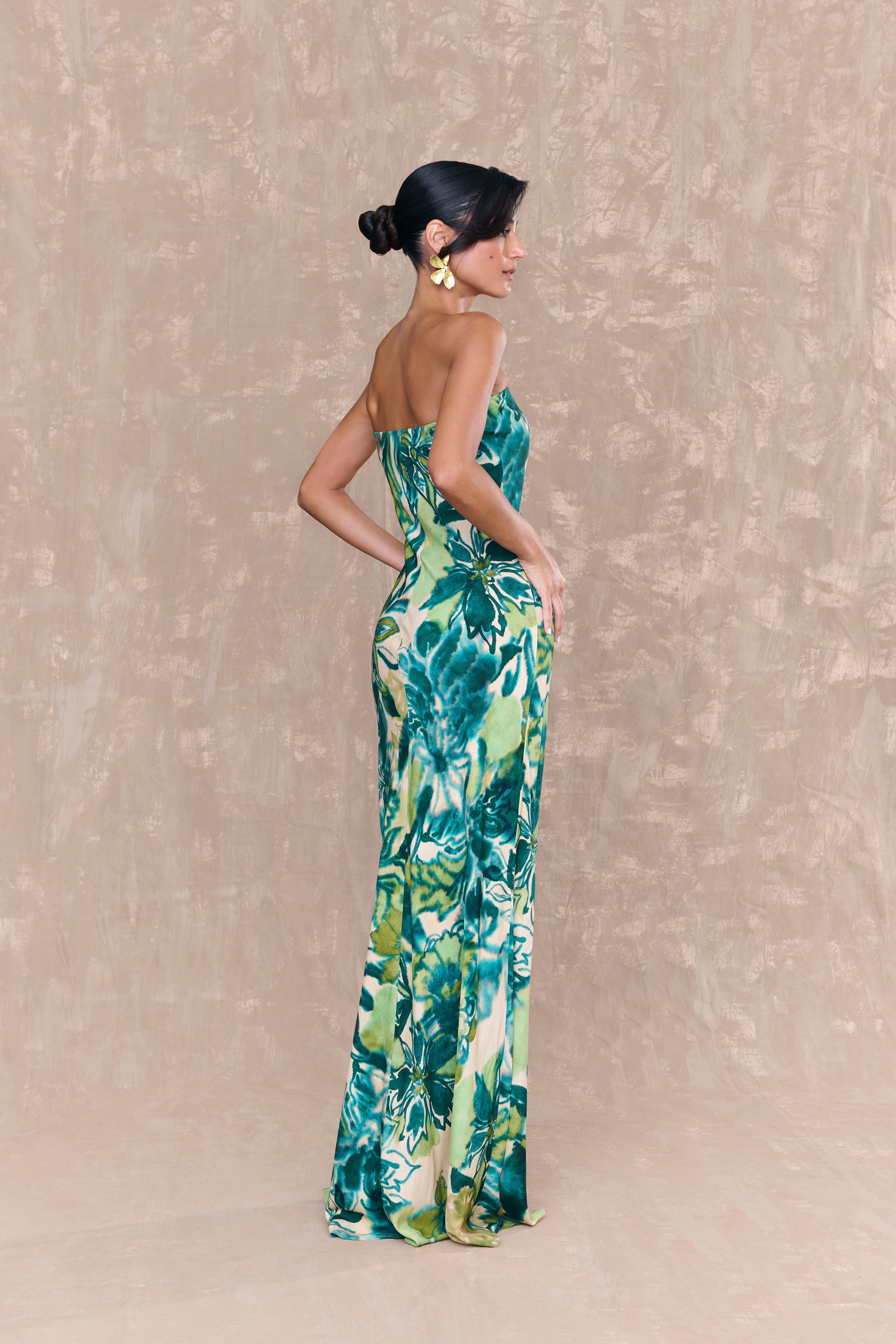 Vestido Zoe Estampado Floral Verde