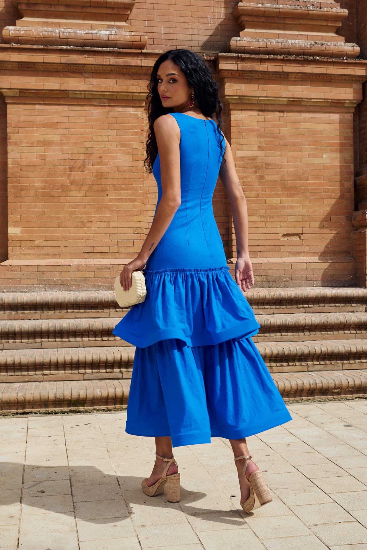 Vestido Alma Azul Eléctrico