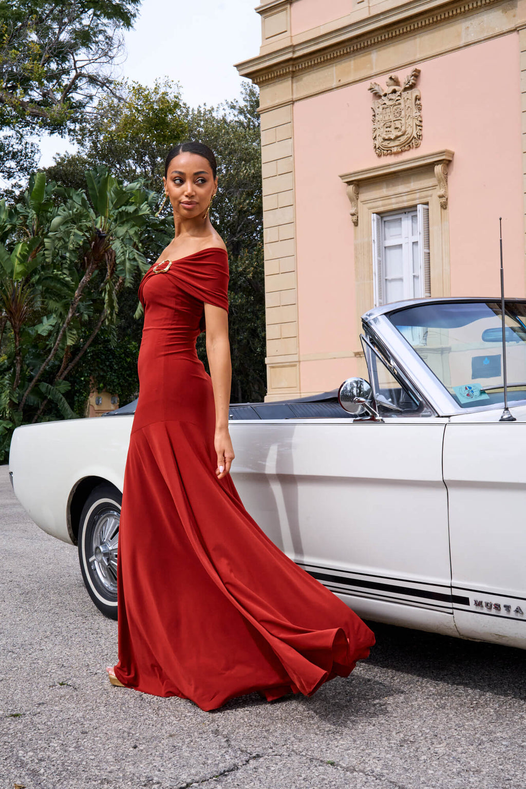 Vestido Milano Terracota