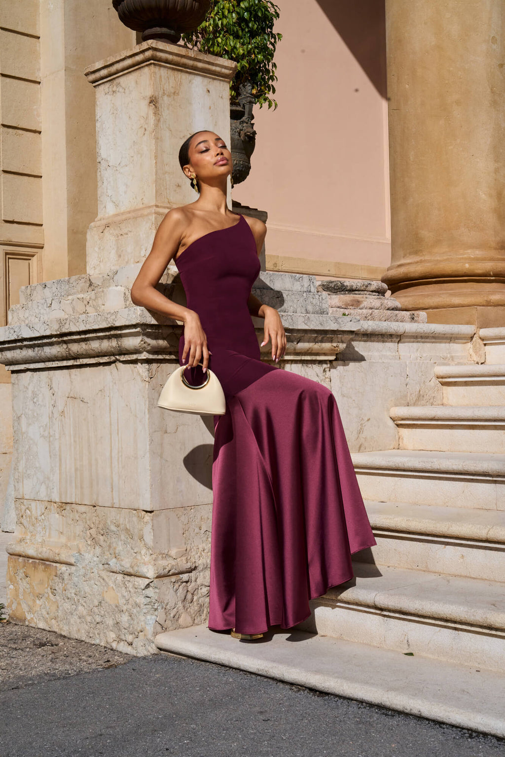 Vestido Verona Granate