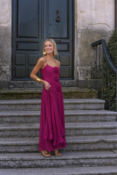 Vestido Lady Capibara buganvilla