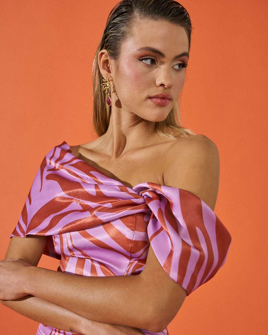 Vestido Oriana Cebra