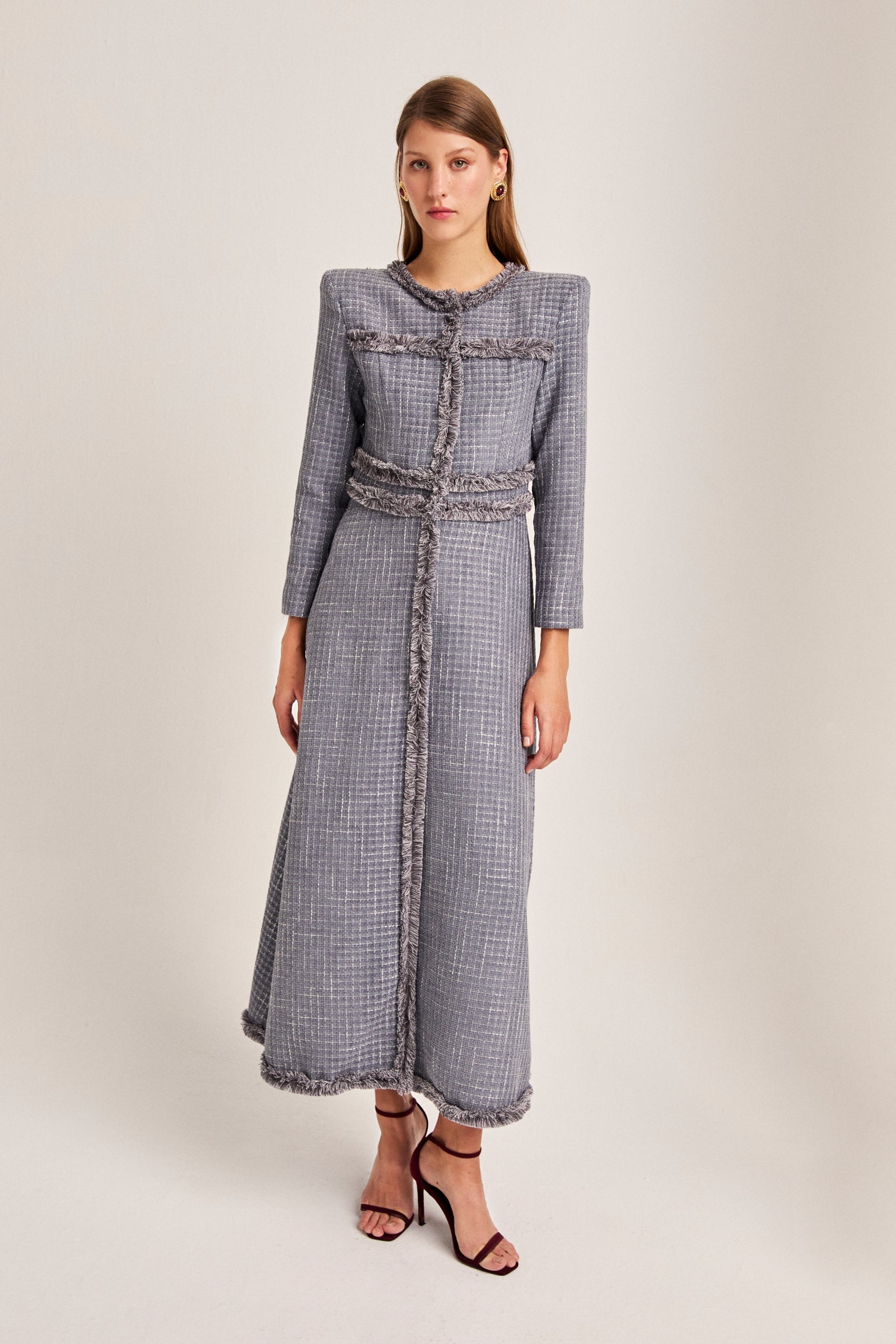 Vestido Malena Gris