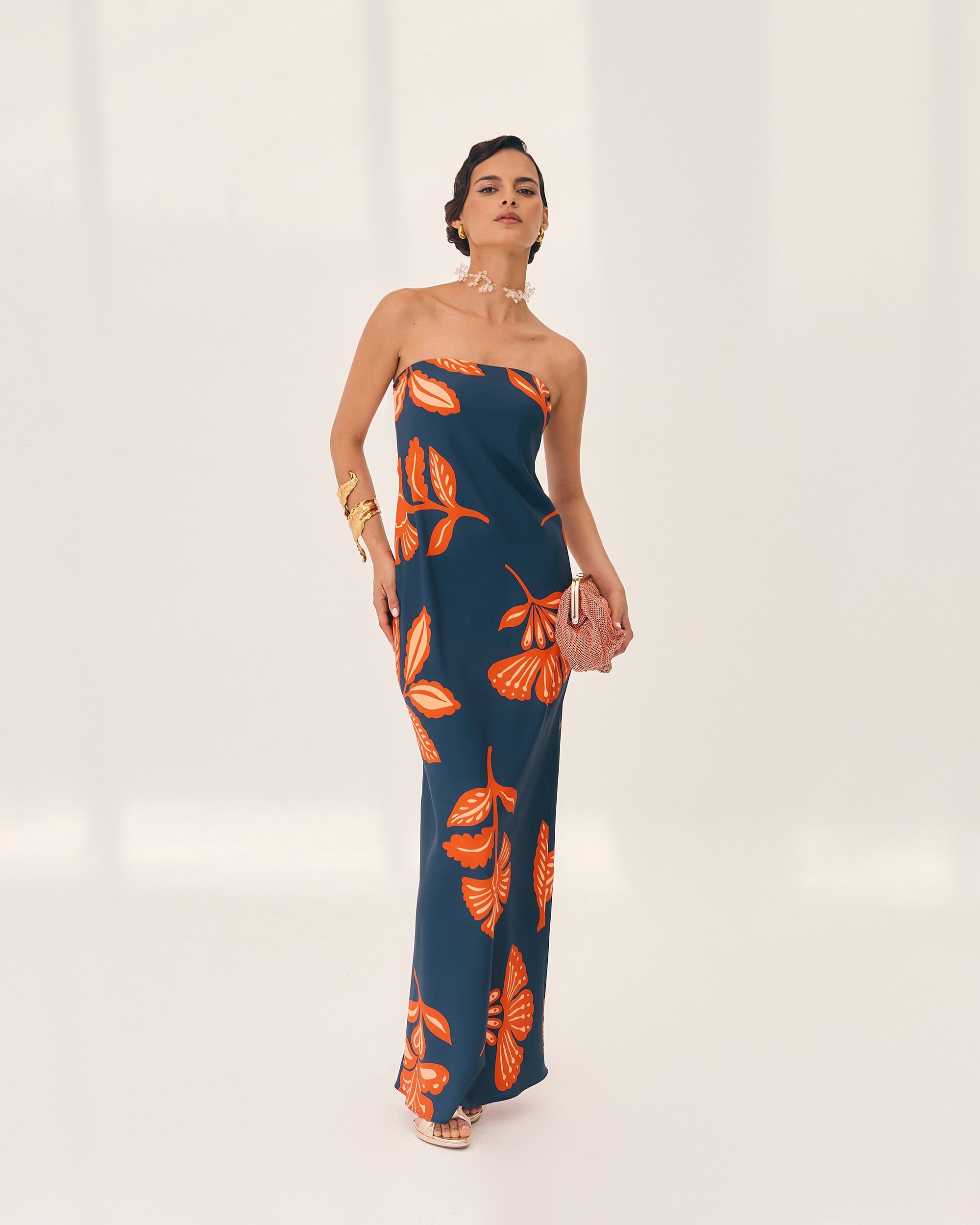 Vestido Orfila Manila marino