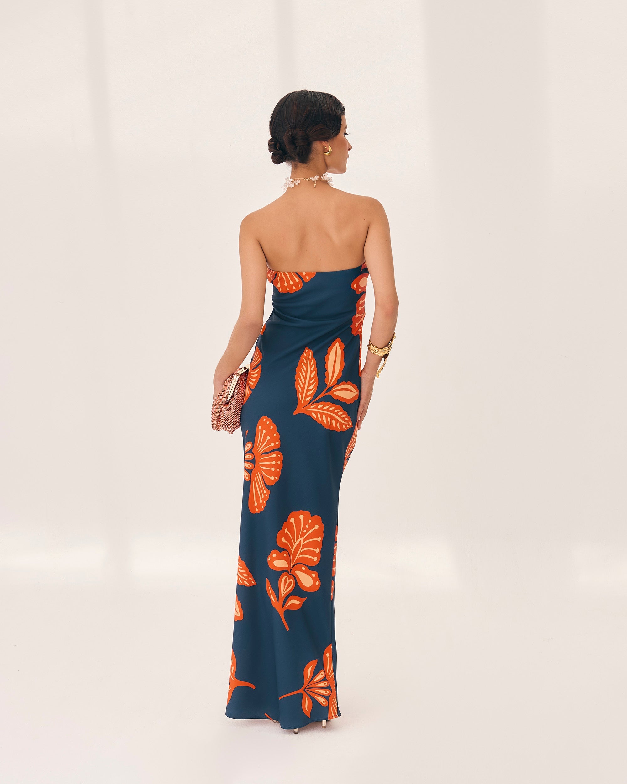Vestido Orfila Manila marino