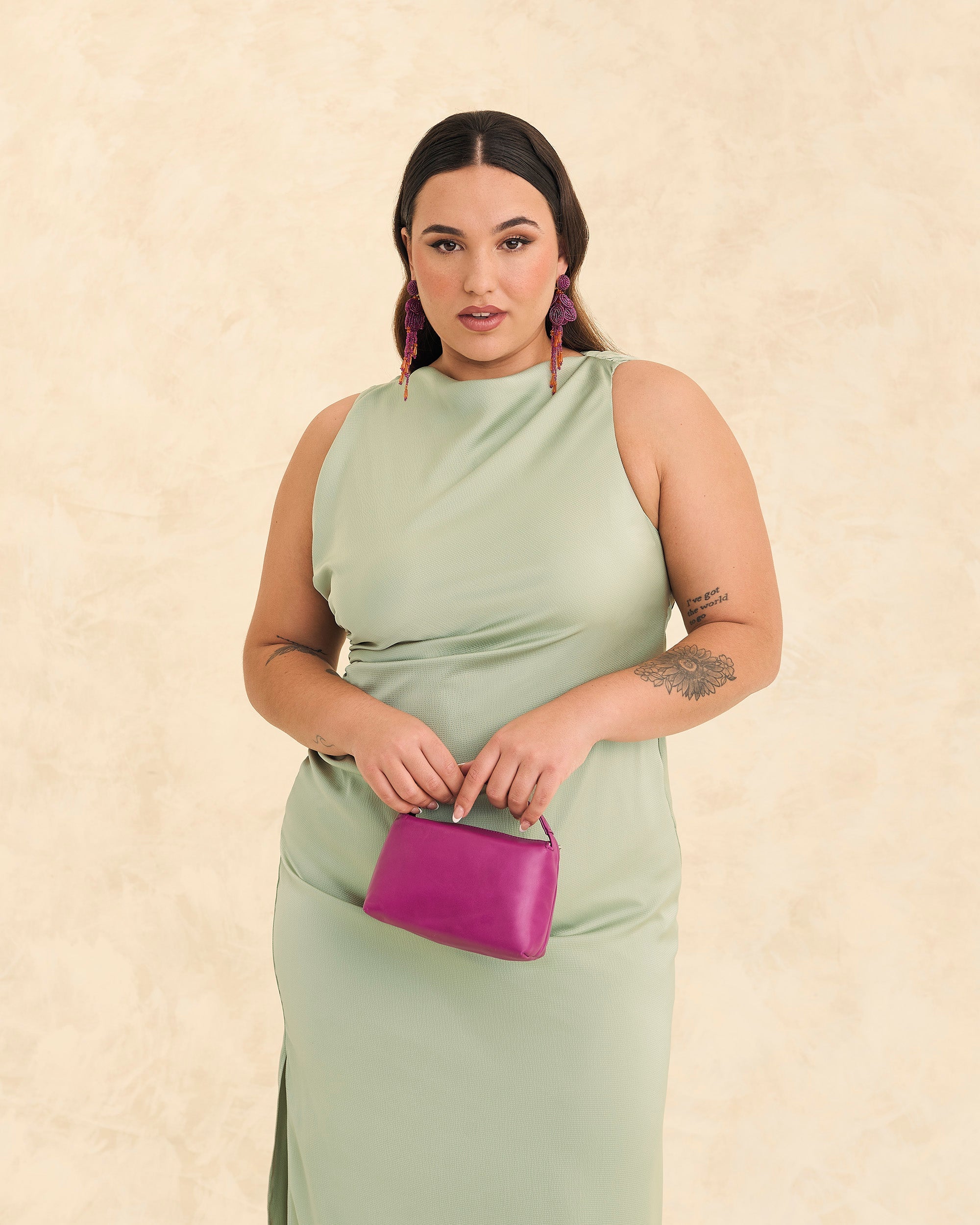 Vestido Renata Salvia
