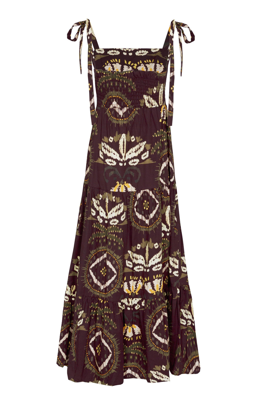 VESTIDO AMAZONIA MARRON CHOCO
