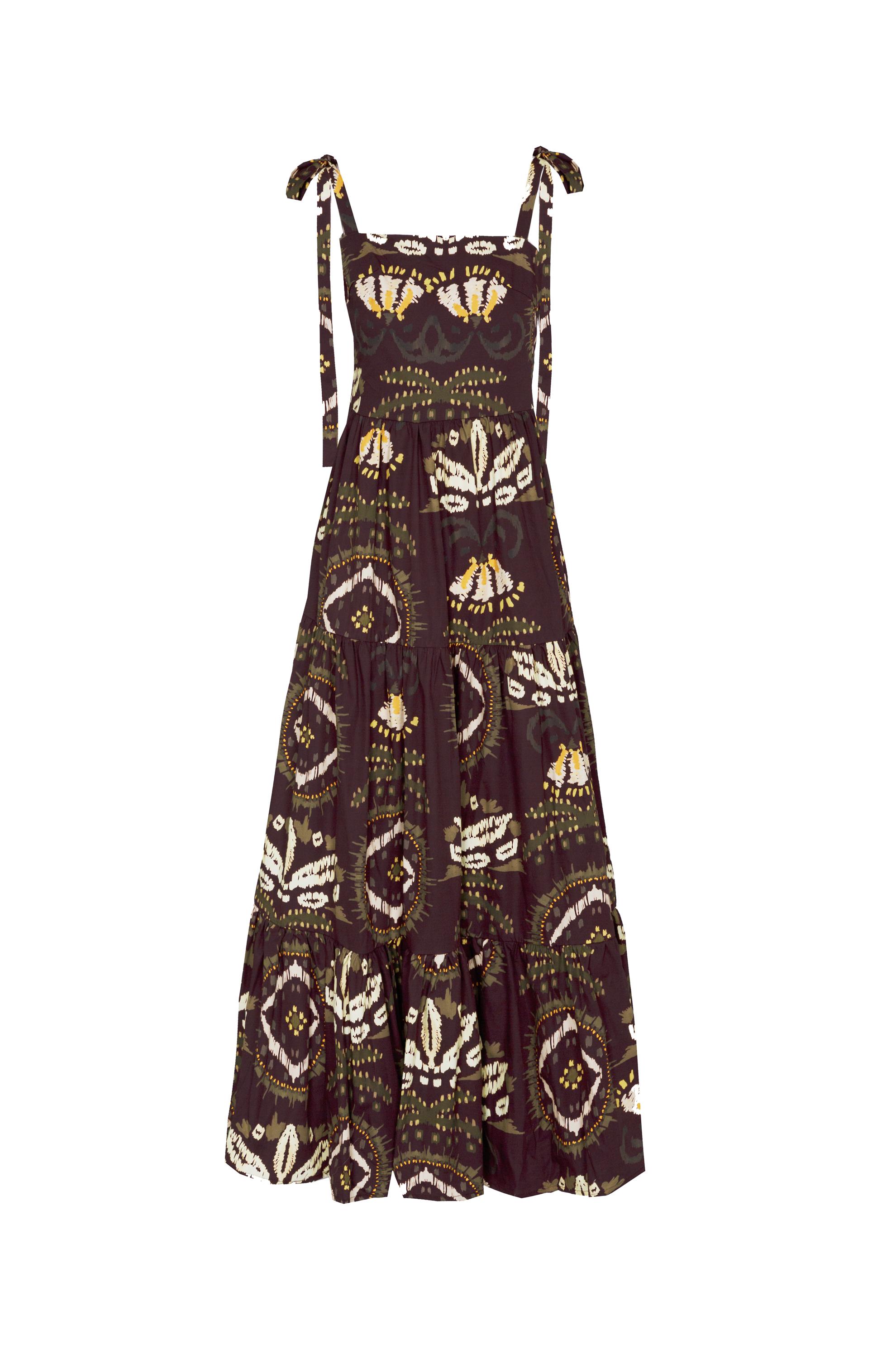 VESTIDO AMAZONIA MARRON CHOCO