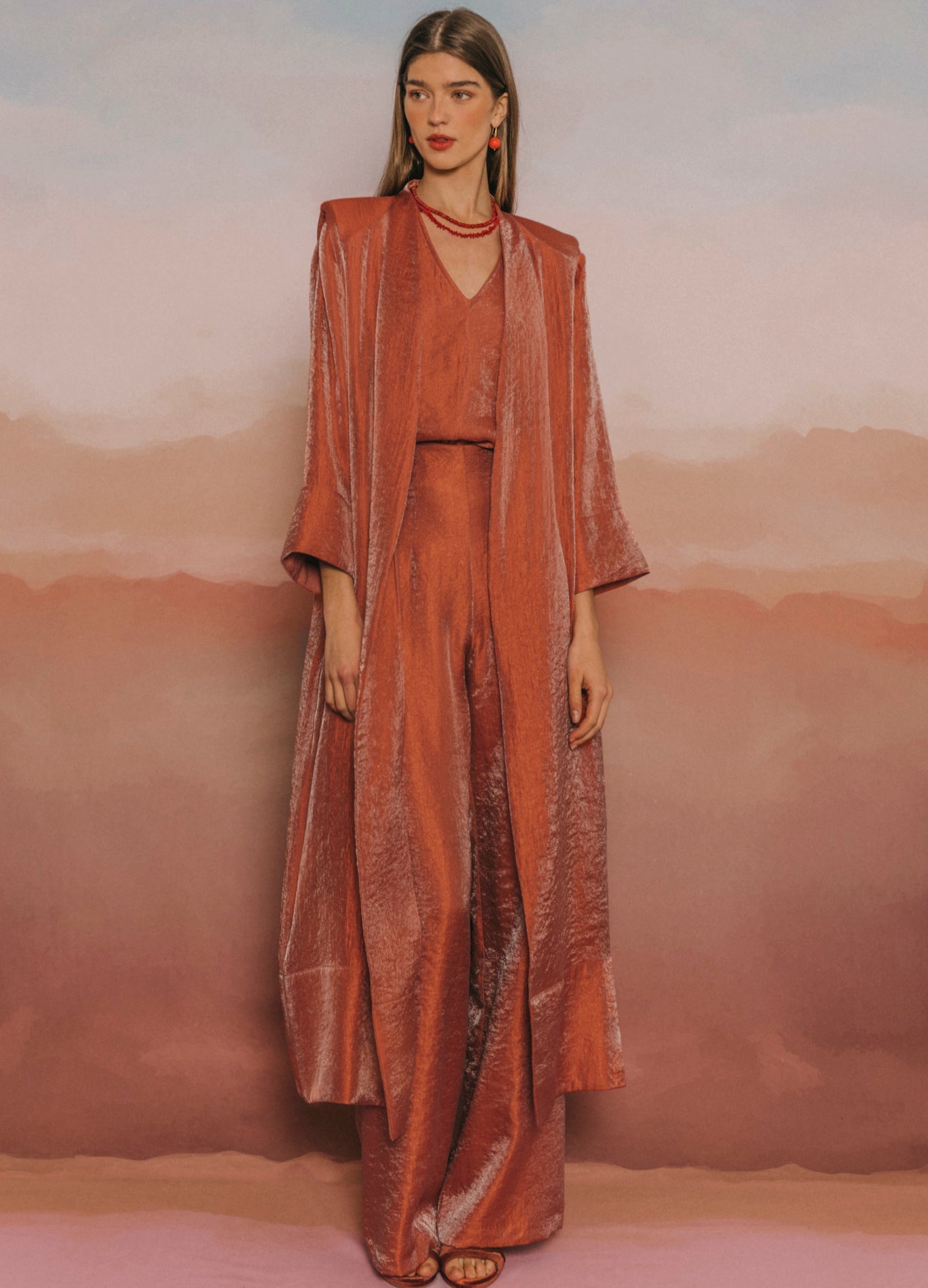 Kimono Amal Terracota