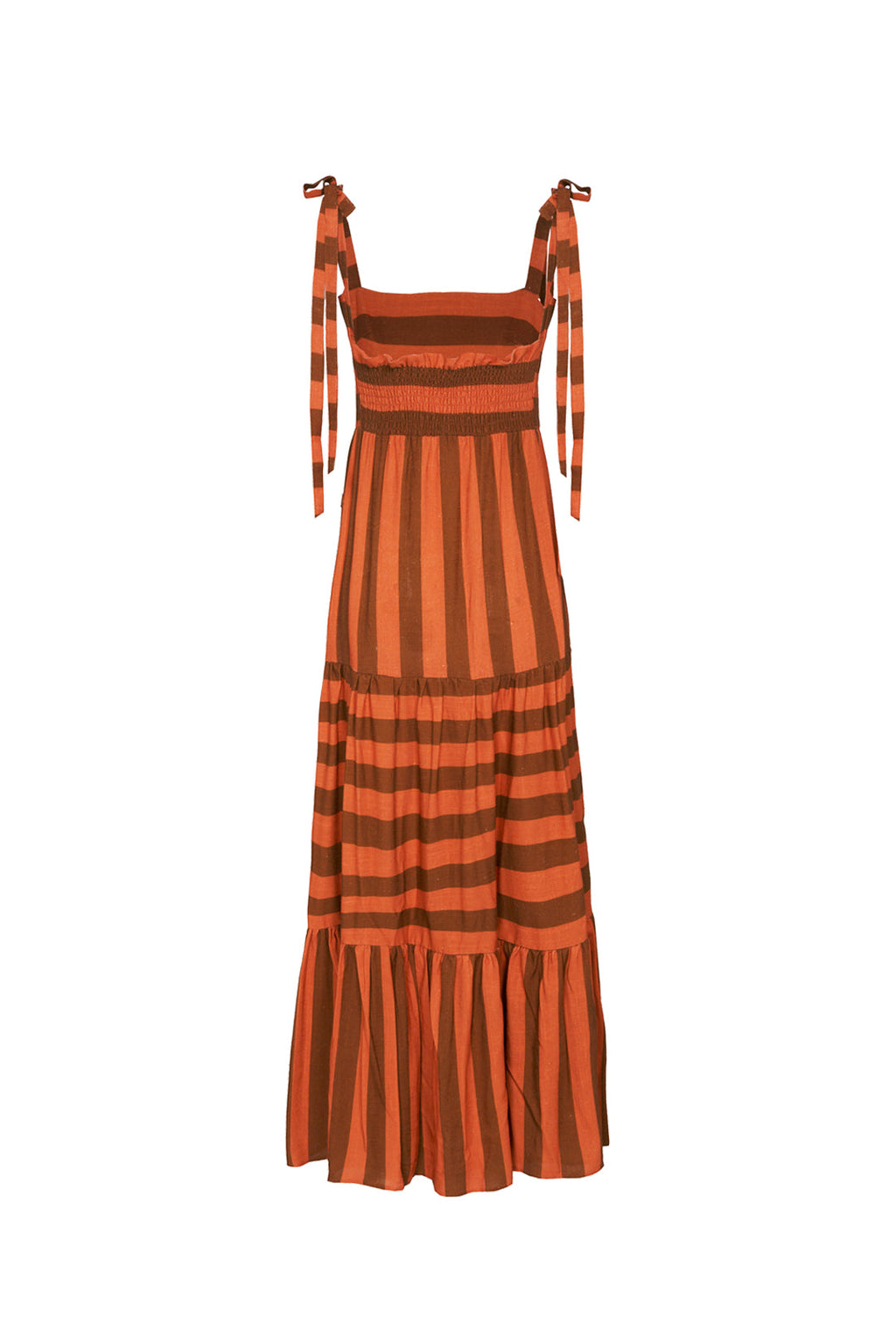 VESTIDO AMAZONIA RAYA NARANJA