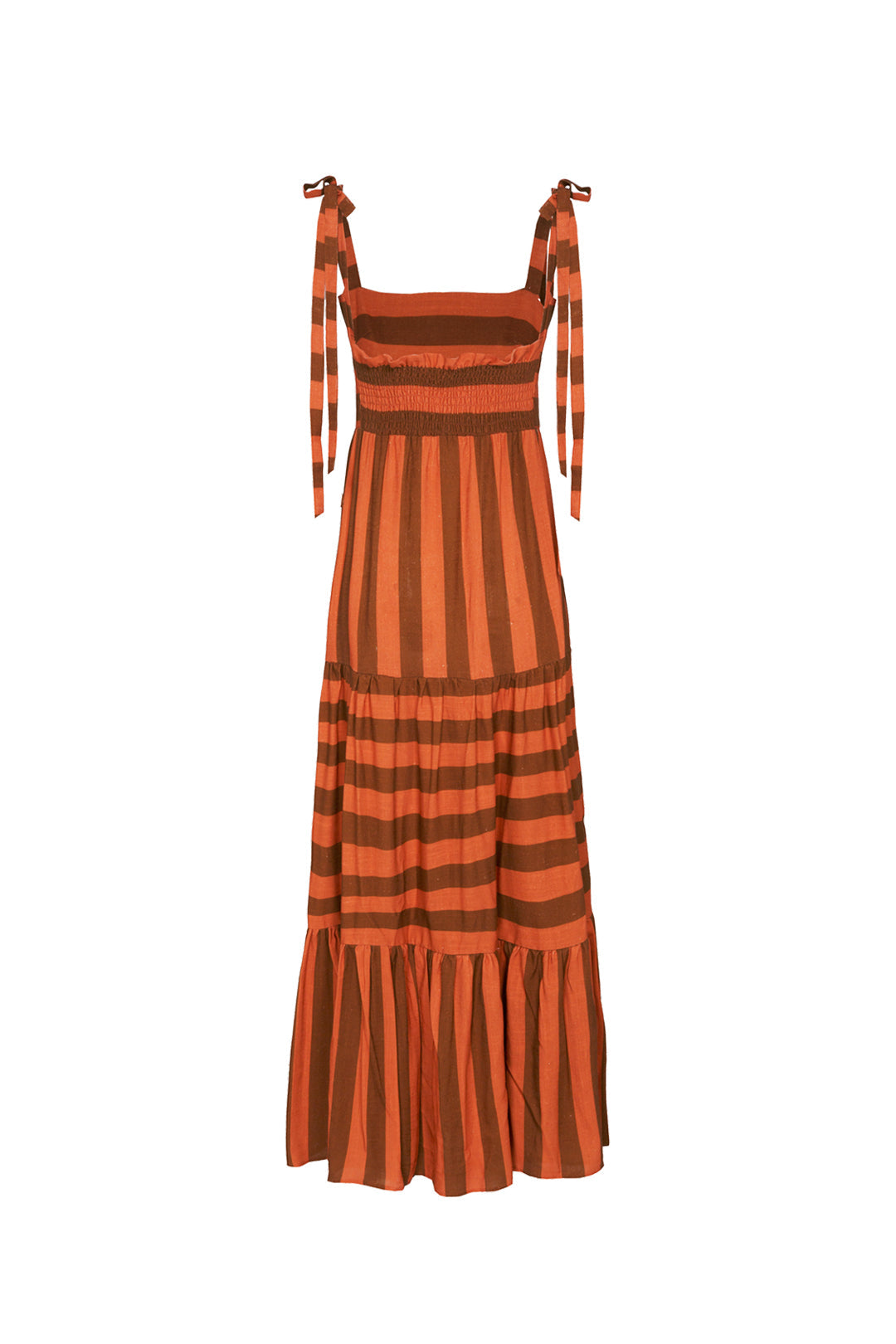 VESTIDO AMAZONIA RAYA NARANJA