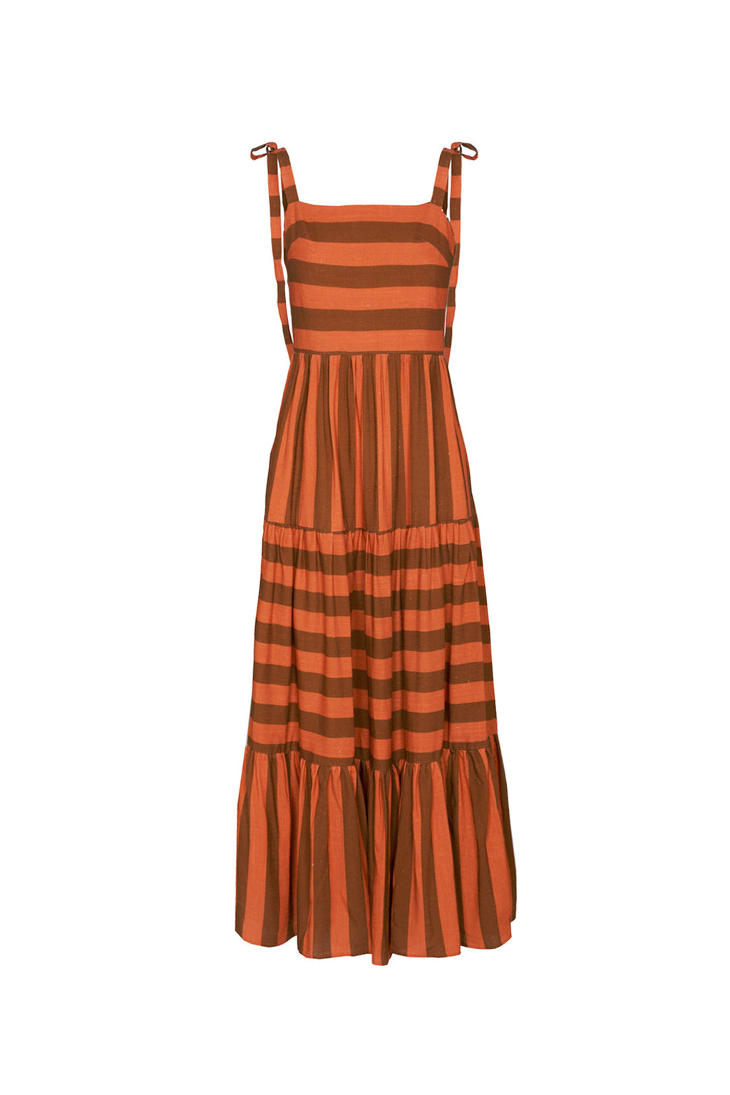 VESTIDO AMAZONIA RAYA NARANJA