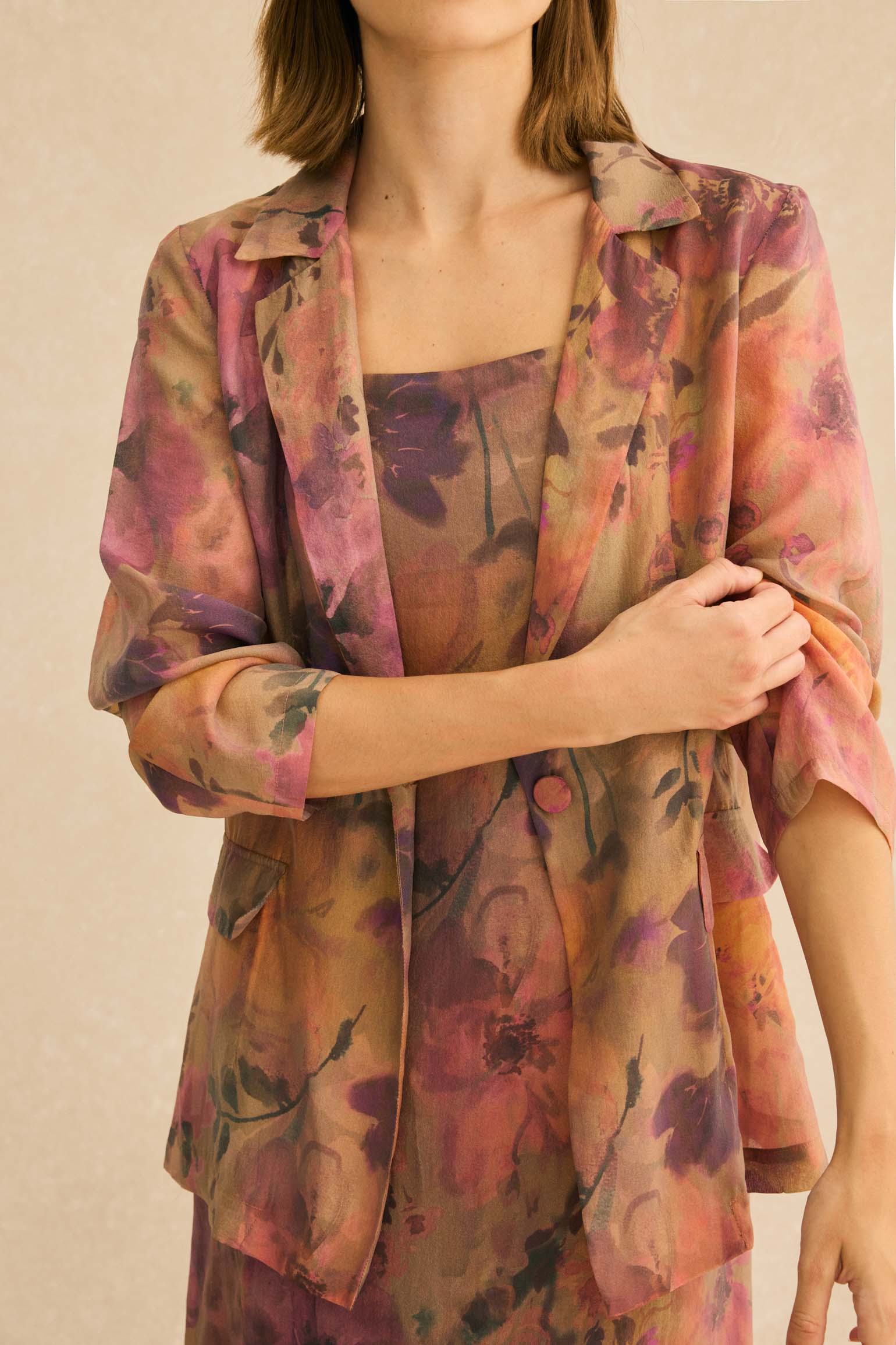 Blazer SOPHIE Estampado Nude