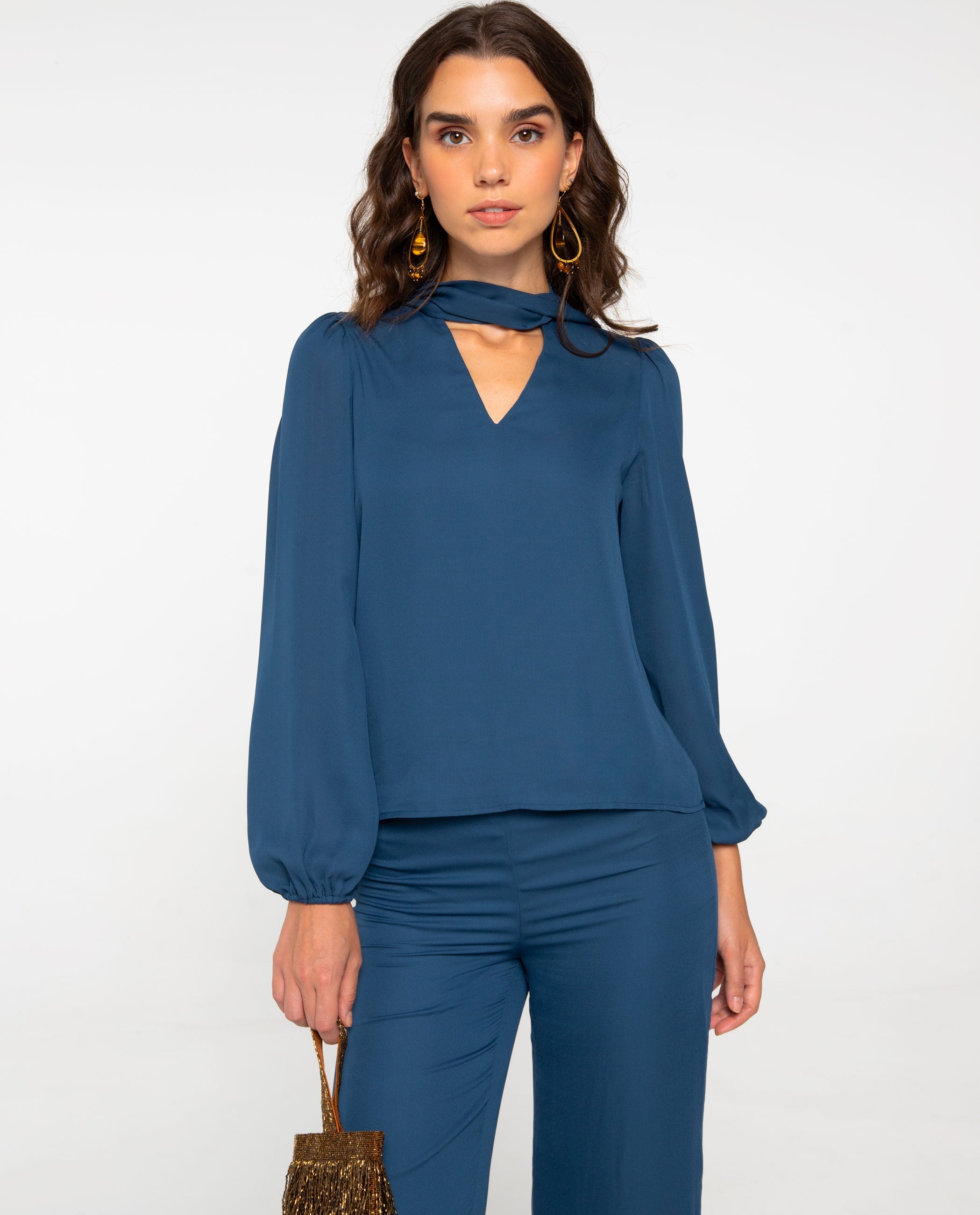 BLUSA BEGOÑA · AZUL
