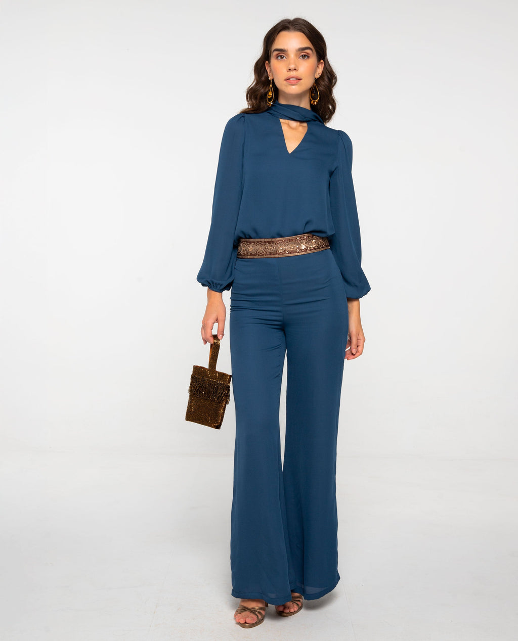 BLUSA BEGOÑA · AZUL