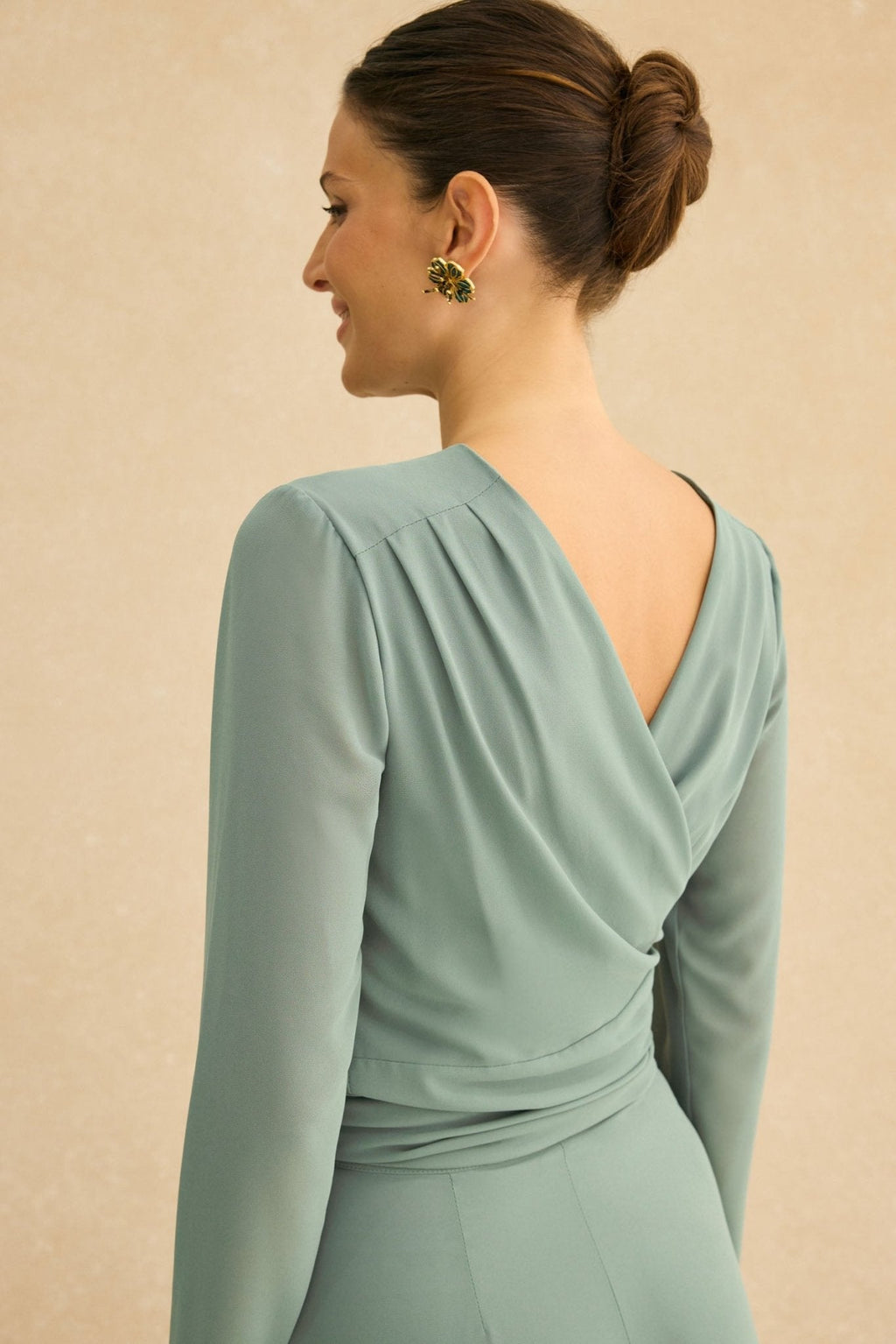 Blusa BAILE Azul Atlántico