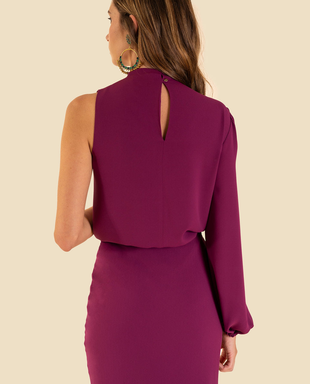 BLUSA MRS. ARRIAGA · CIRUELA