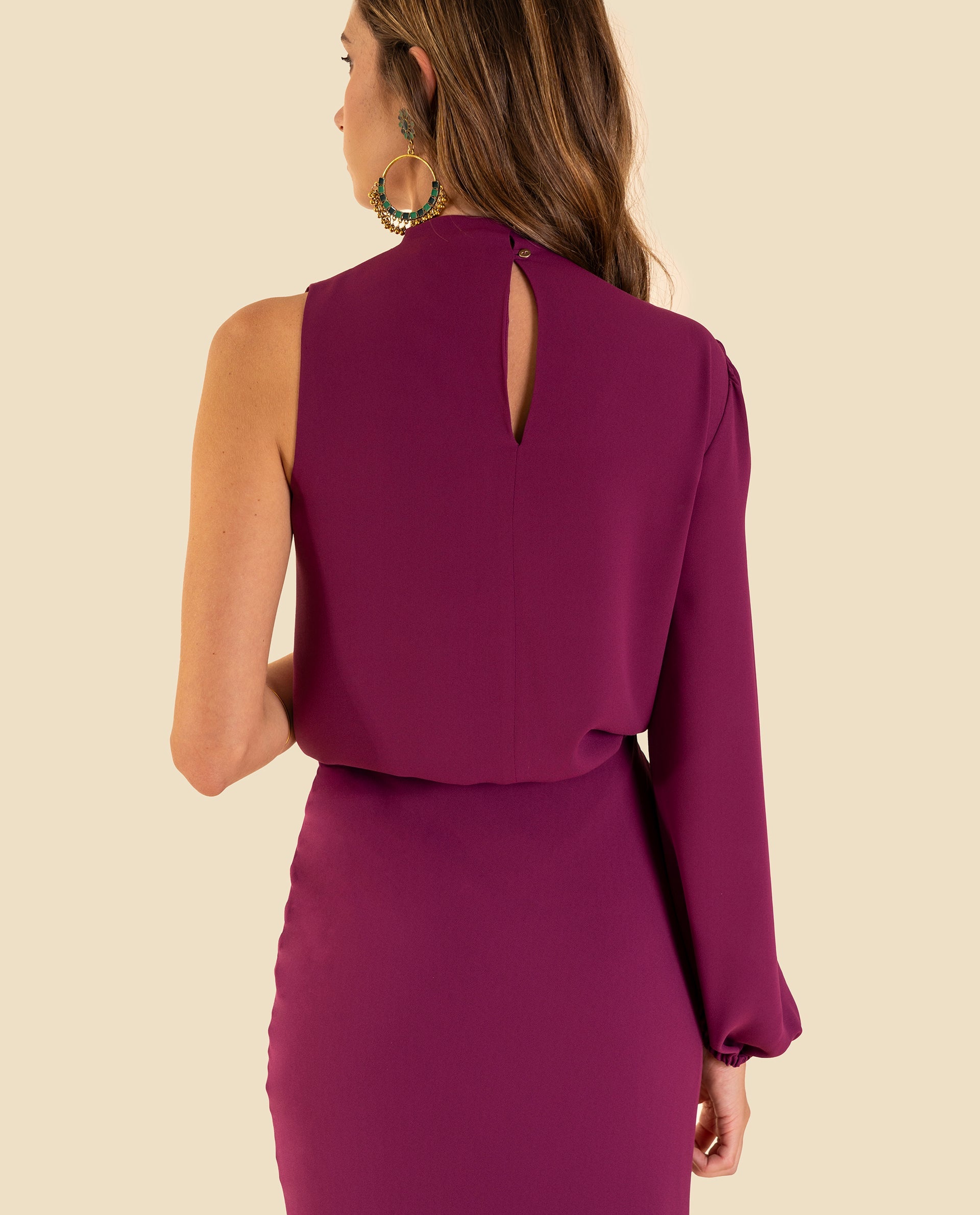 BLUSA MRS. ARRIAGA · CIRUELA