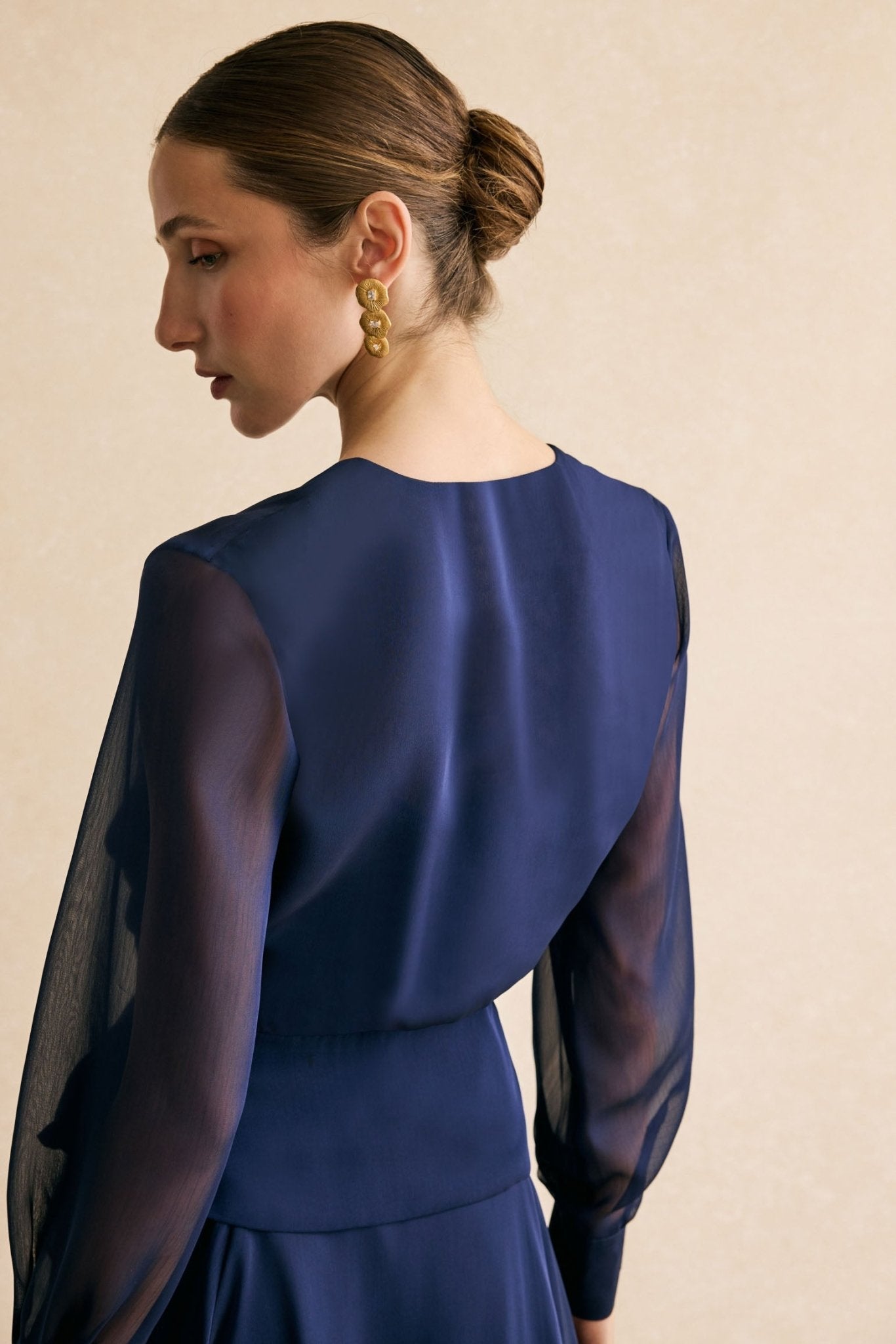 Blusa CLAIRE Azul Cantábrico