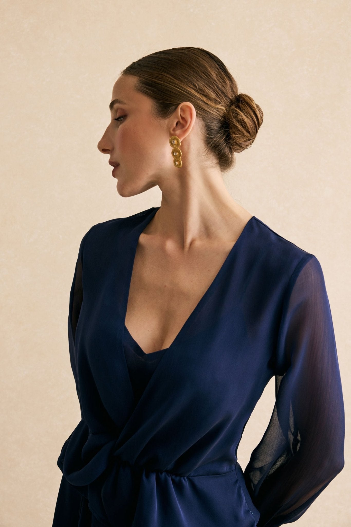 Blusa CLAIRE Azul Cantábrico