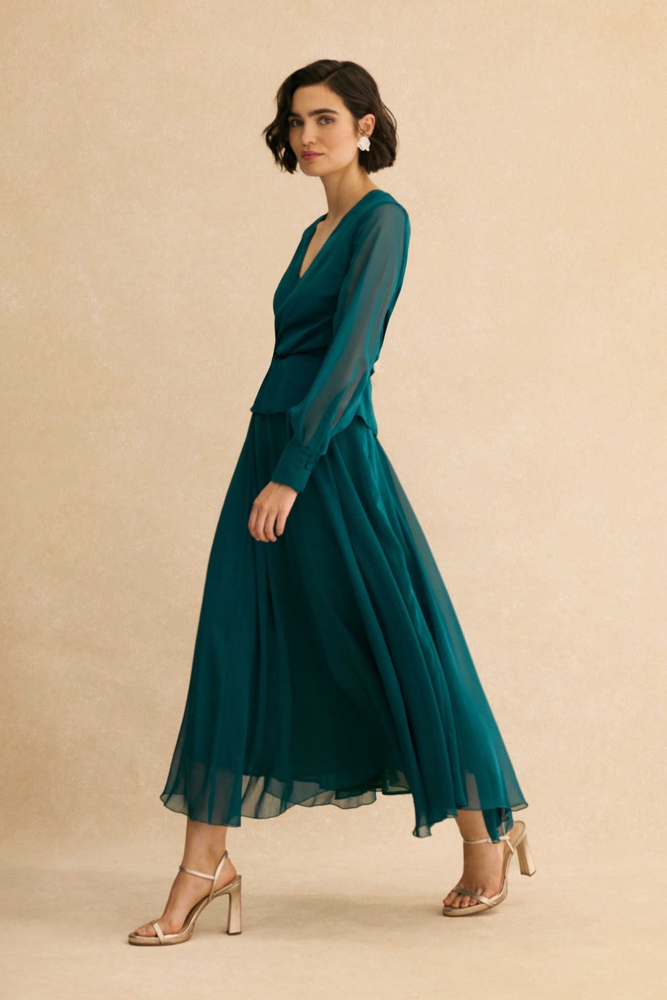 Blusa CLAIRE Verde Hiedra