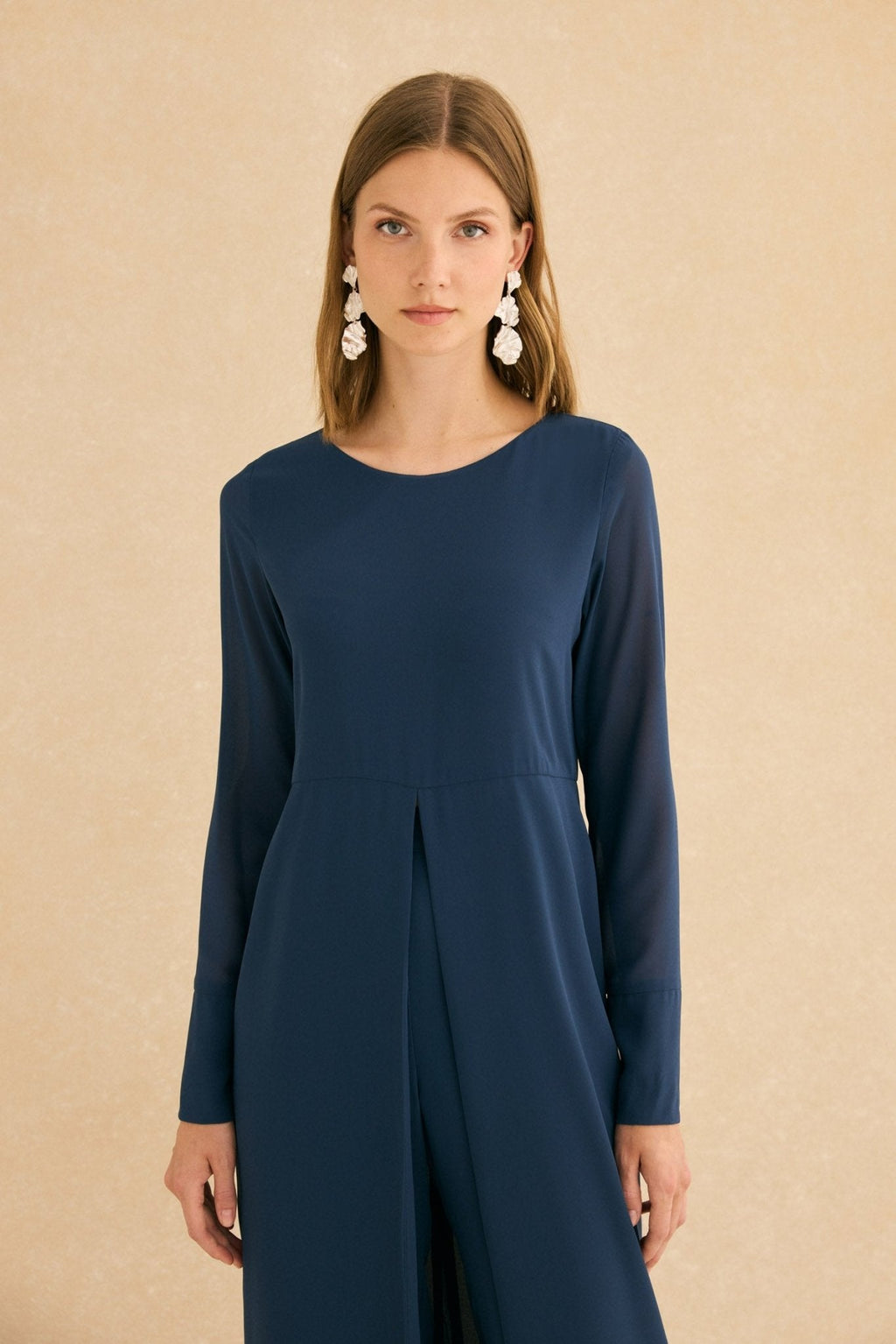 Blusa OSAKA Azul Cantábrico