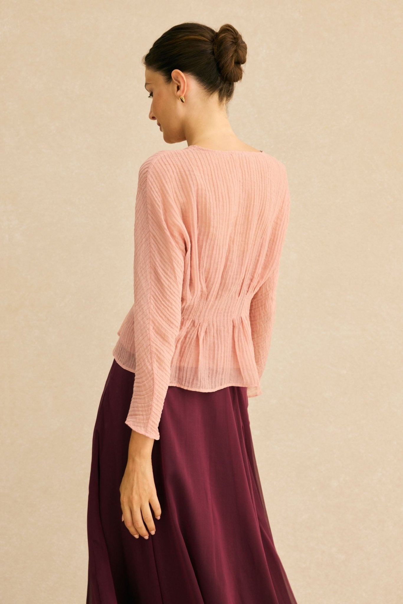 Blusa PALAMÓS Nude Carisma