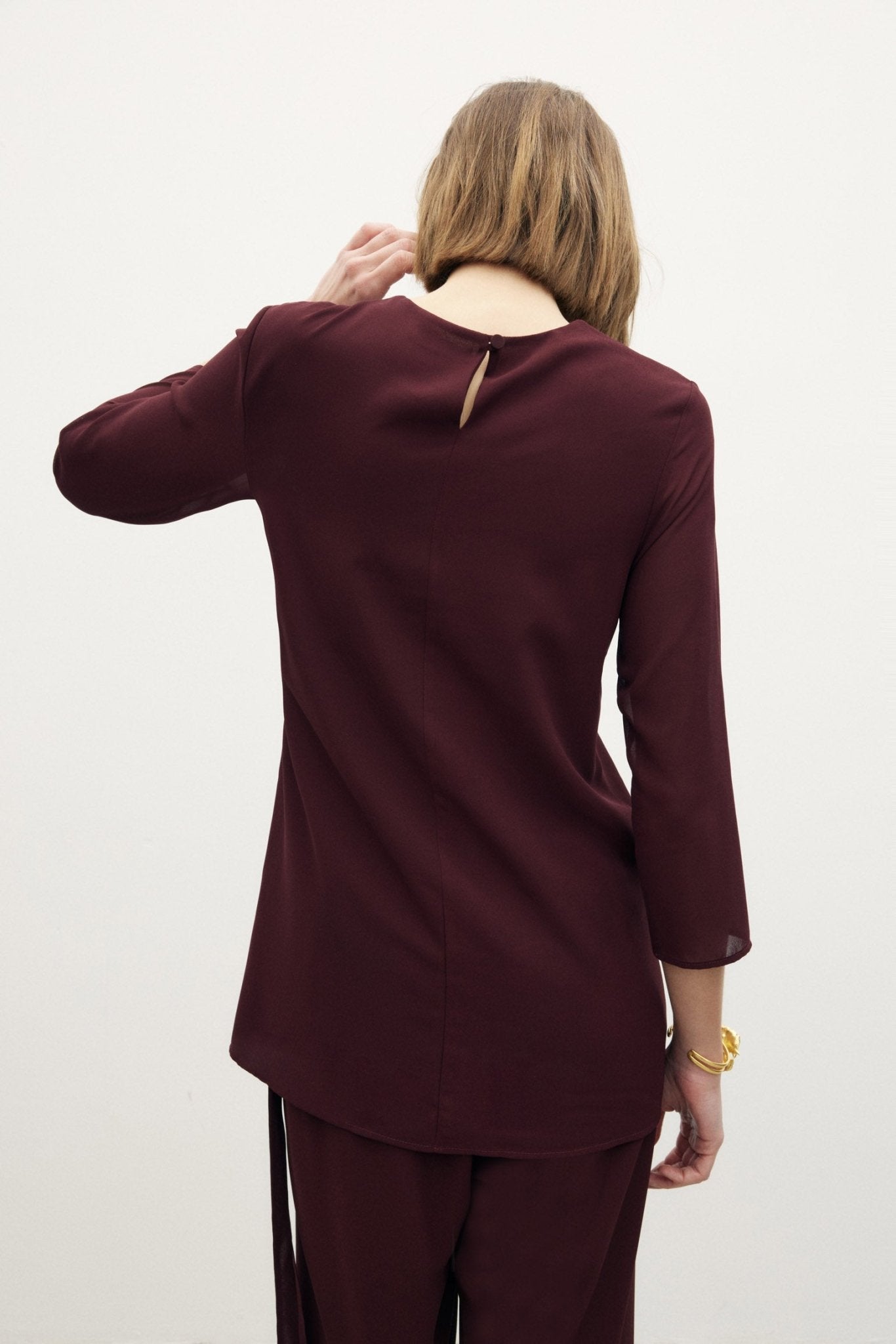 BLUSA QUITA BURGUNDY