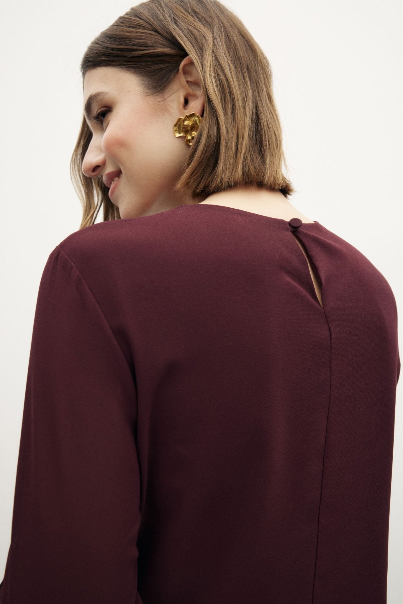 BLUSA QUITA BURGUNDY