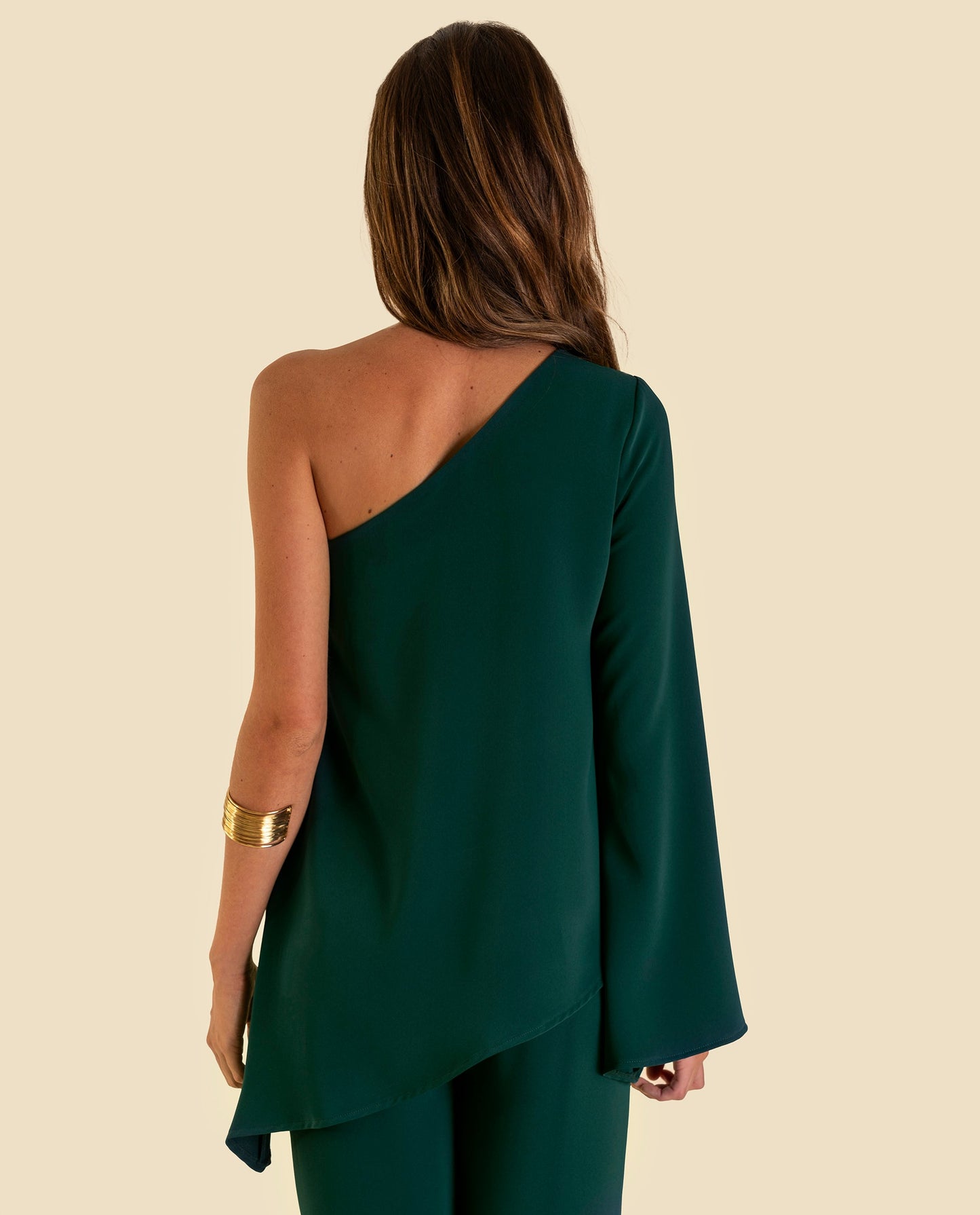 BLUSA MRS. OLMOS  VERDE BOTELLA