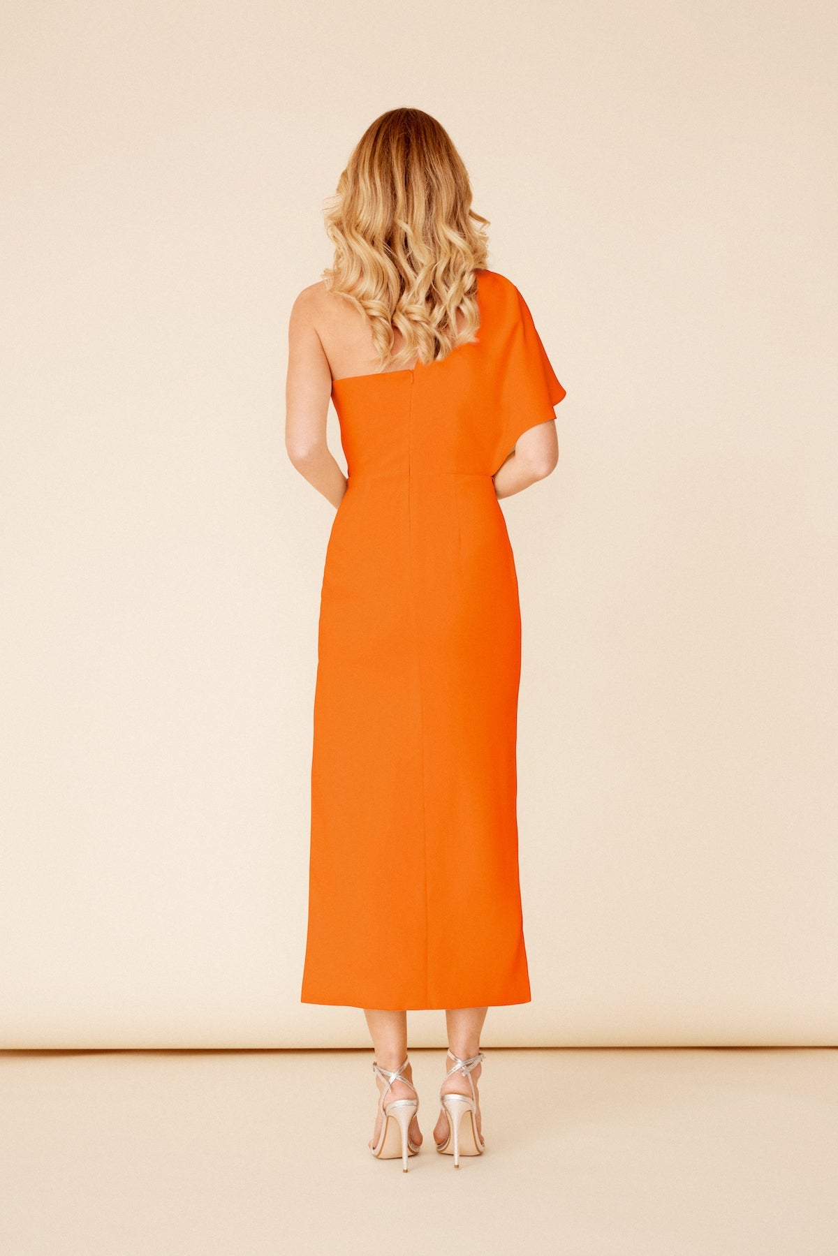 VESTIDO MARCELA ORANGE  WISTERIA