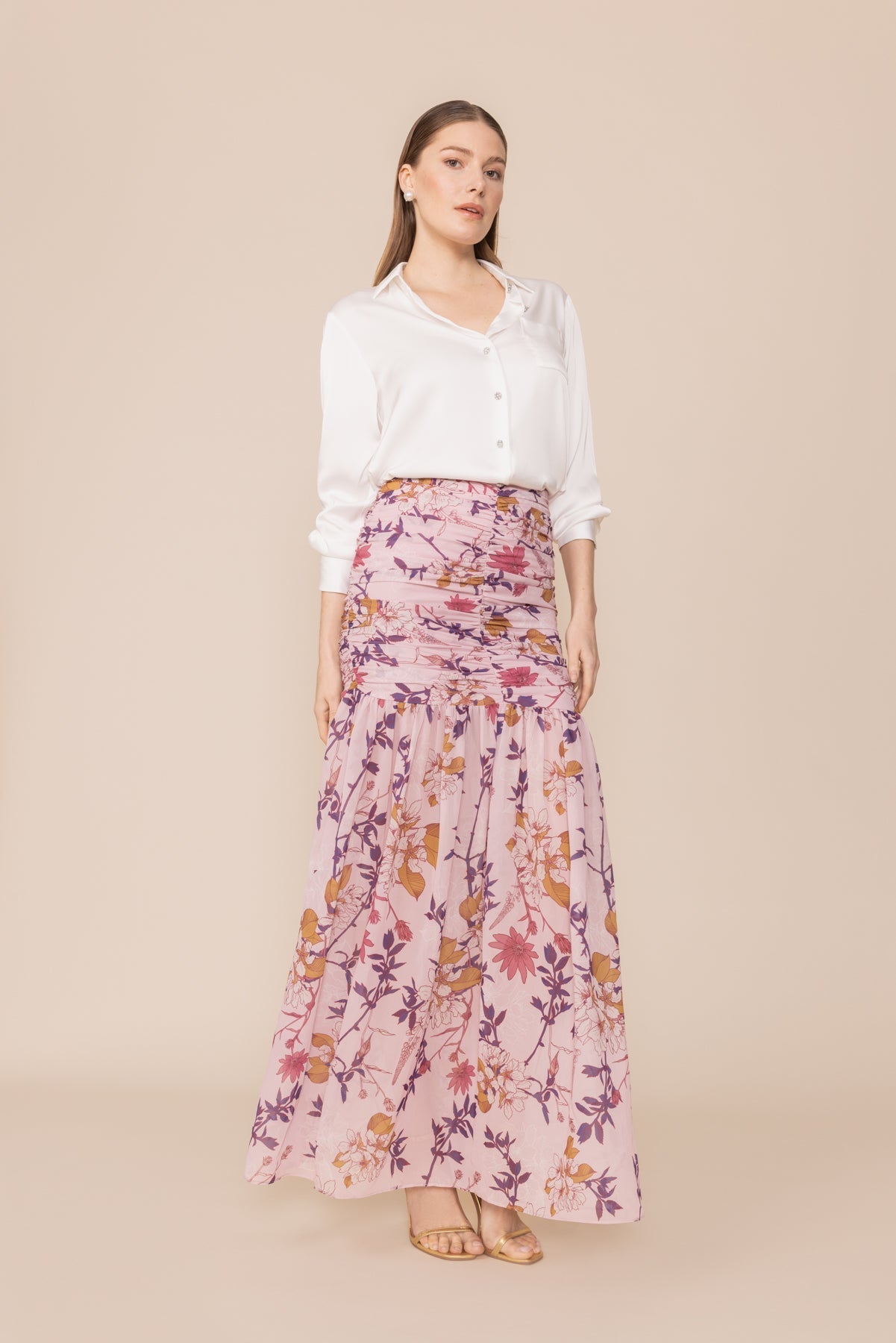 Camisa Top Cardi · Flora ·
